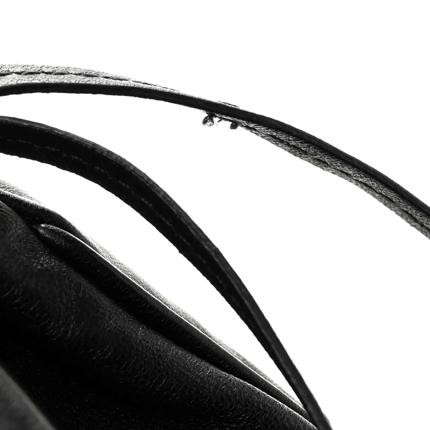 Calfskin Rockstud Drawstring Pouch Black - Image 9