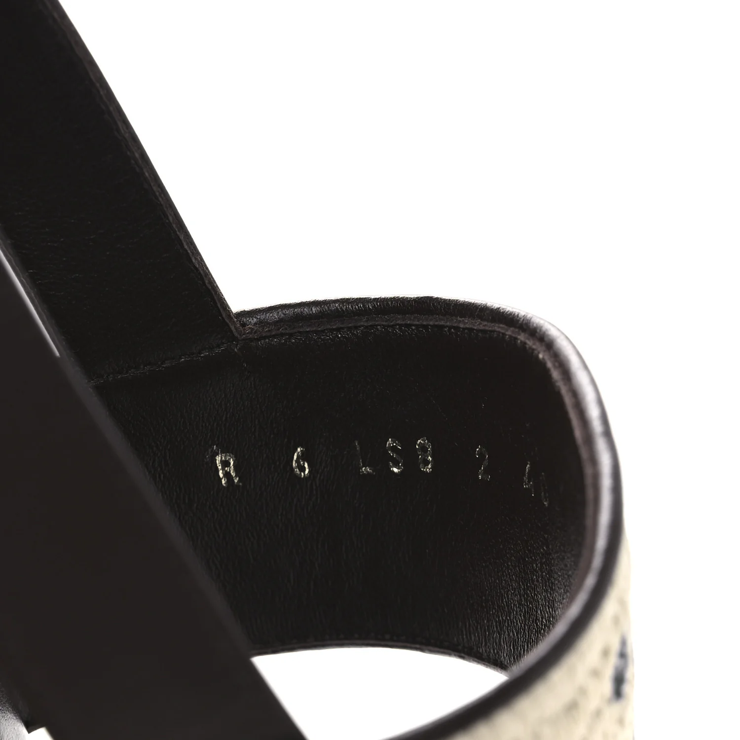 Calfskin Rockstud Grape Embroidered 60mm Plaster Caster Sandals 40 Fondant - Image 10