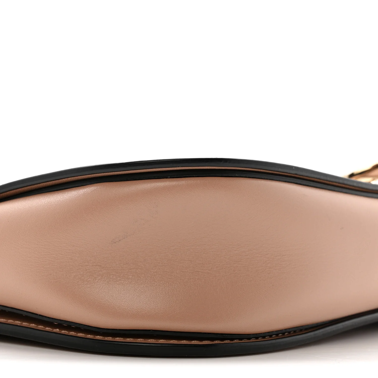 Calfskin Rockstud Saddle Bag Poudre - Image 8