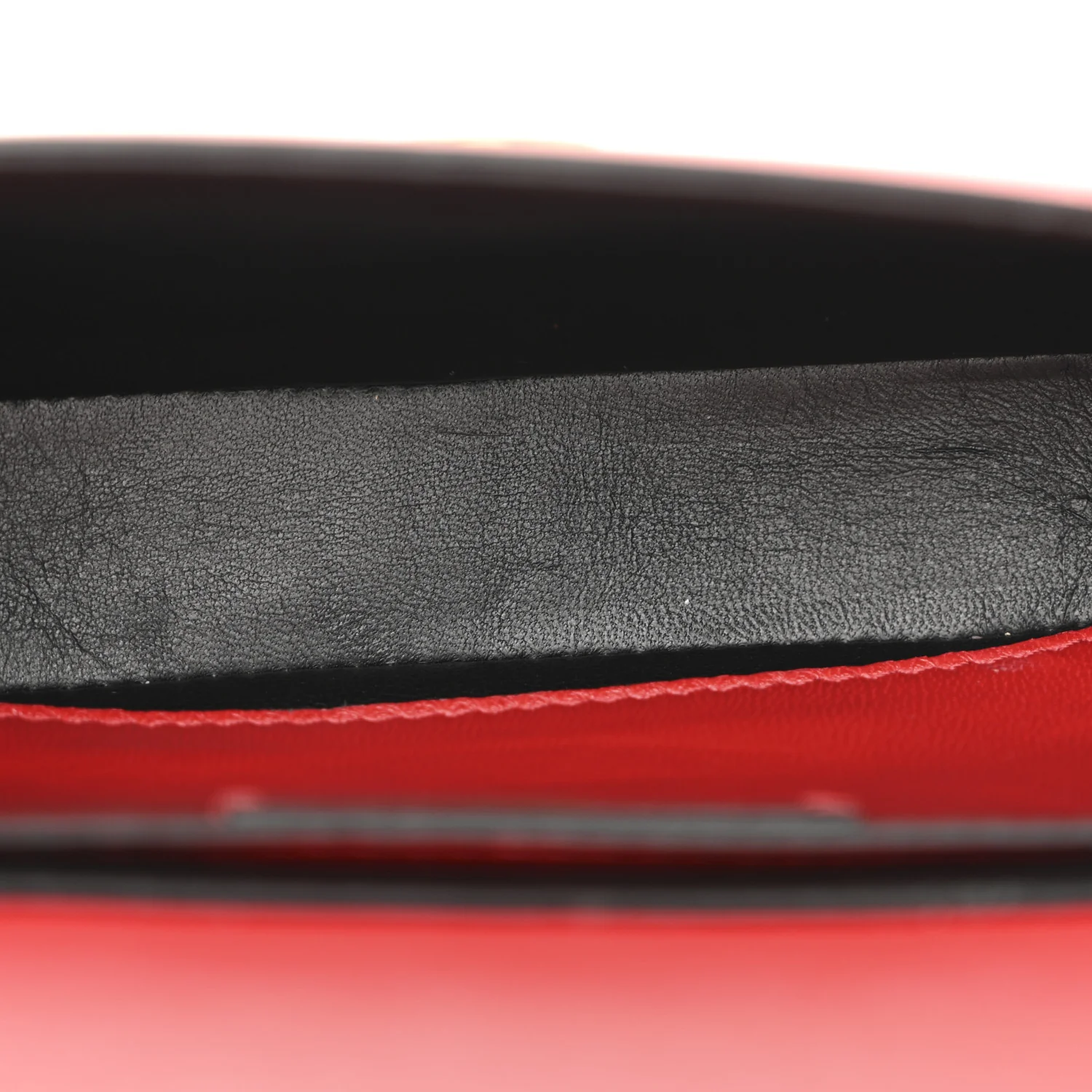 Calfskin Small Supervee Crossbody Bag Rouge Pur - Image 5