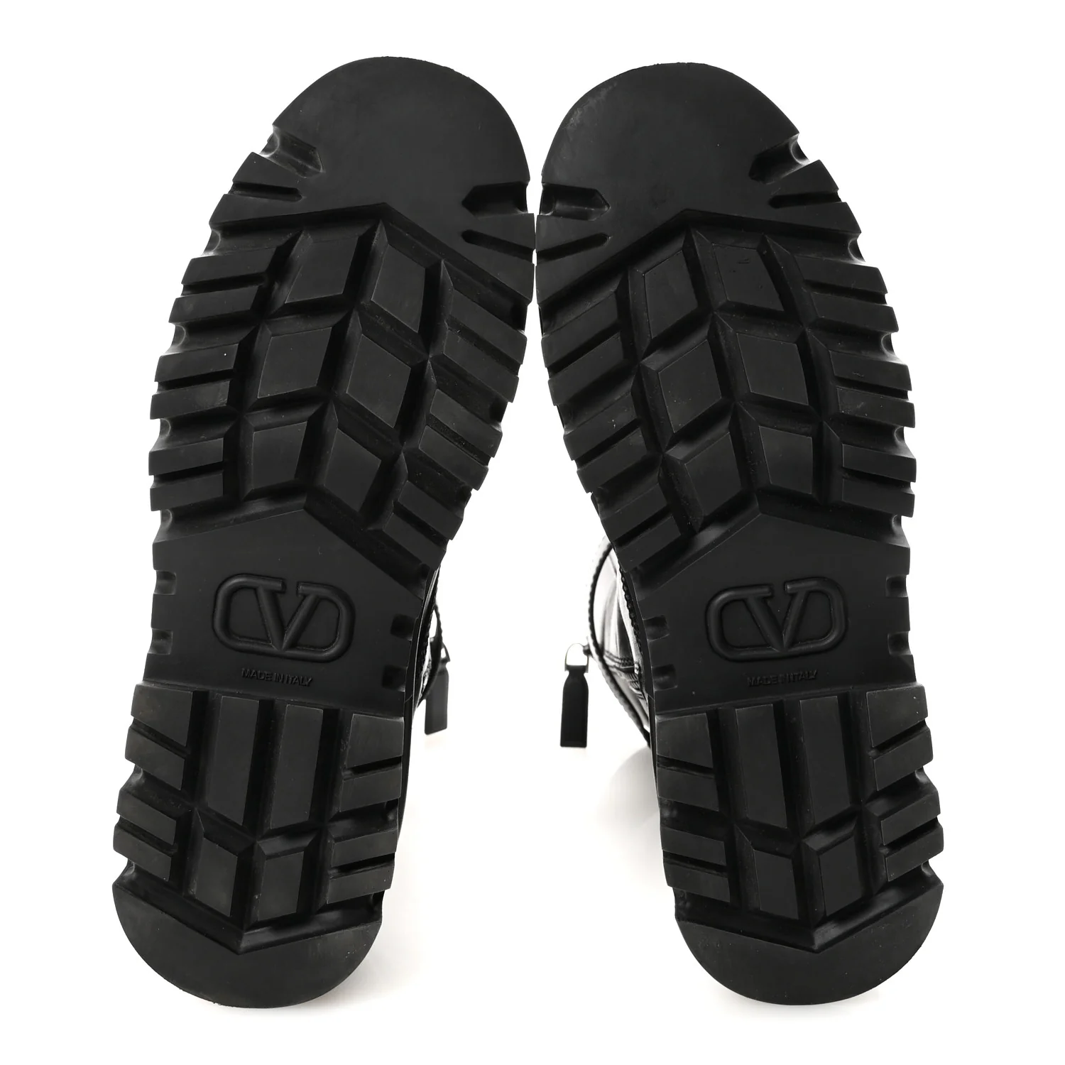 Calfskin Vlogo 30/50mm Combat Boots 39.5 Black - Image 6