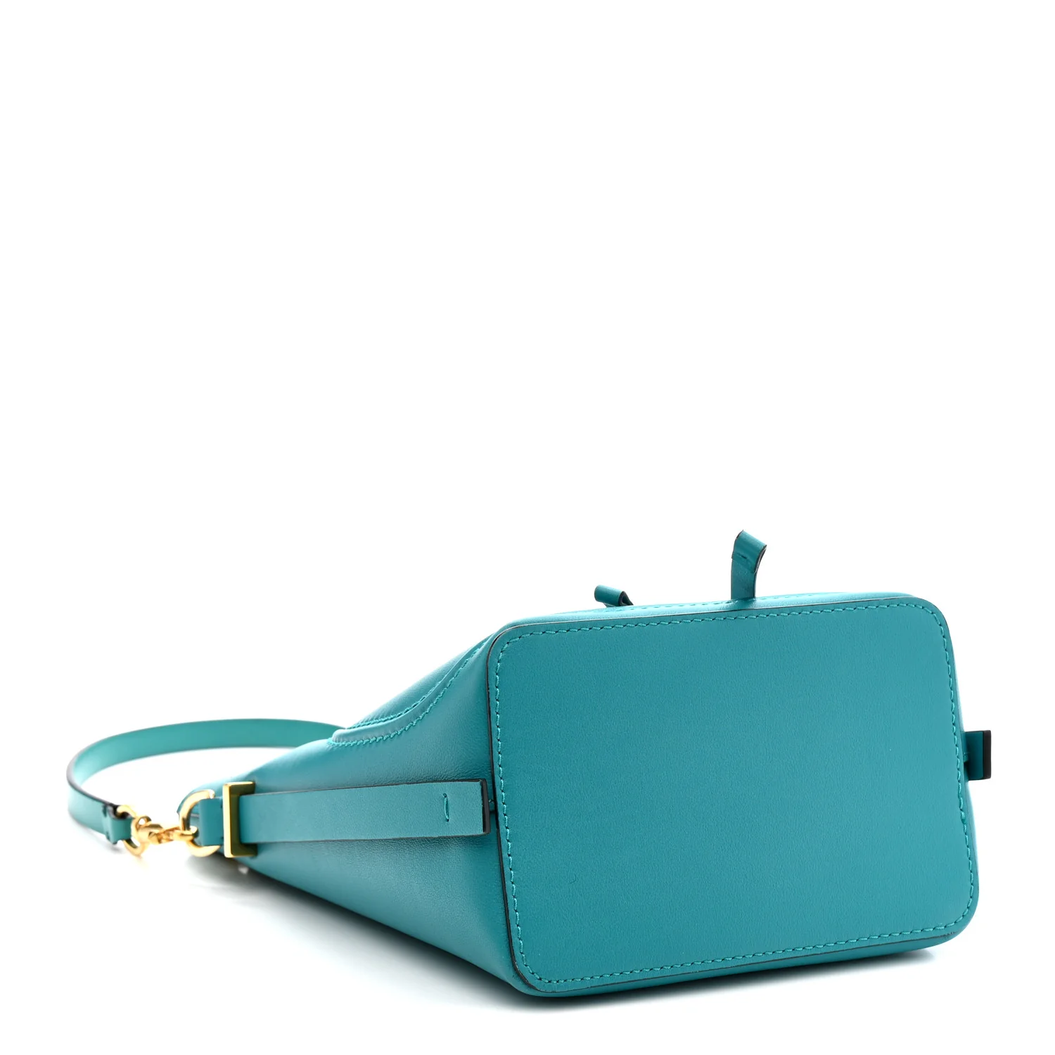 Calfskin Vlogo Bucket Bag Blue - Image 4
