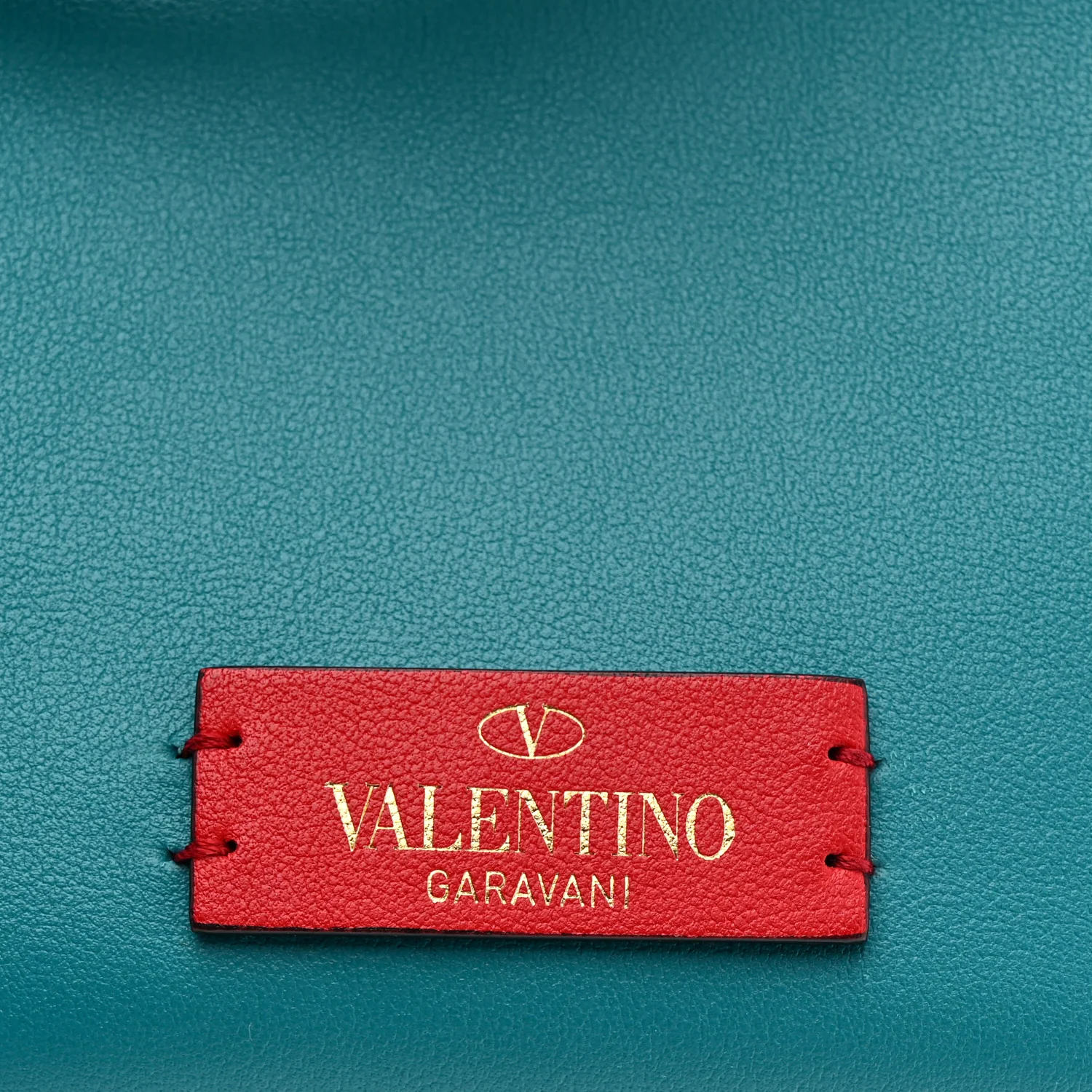 Calfskin Vlogo Bucket Bag Blue - Image 7