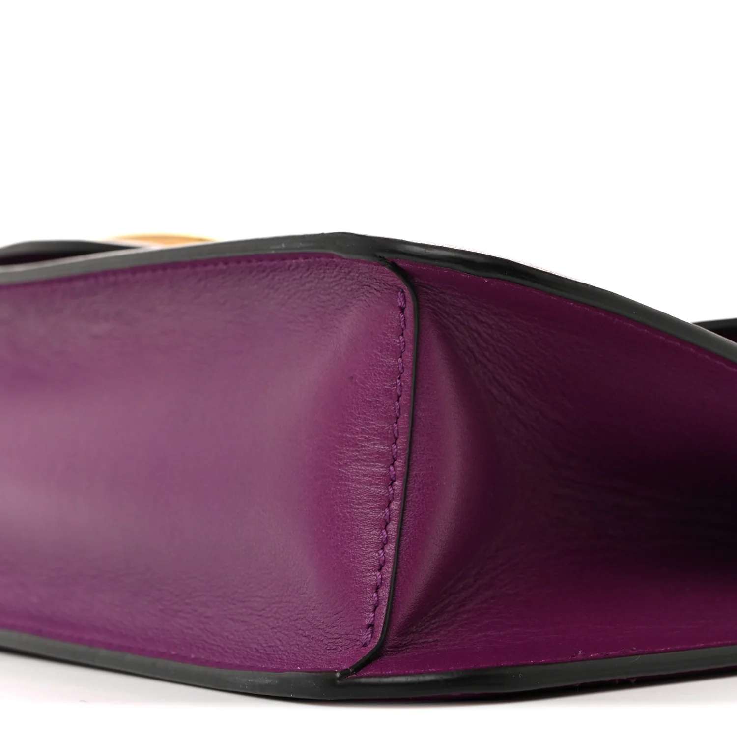 Calfskin Vlogo Loco Shoulder Bag Prune - Image 9