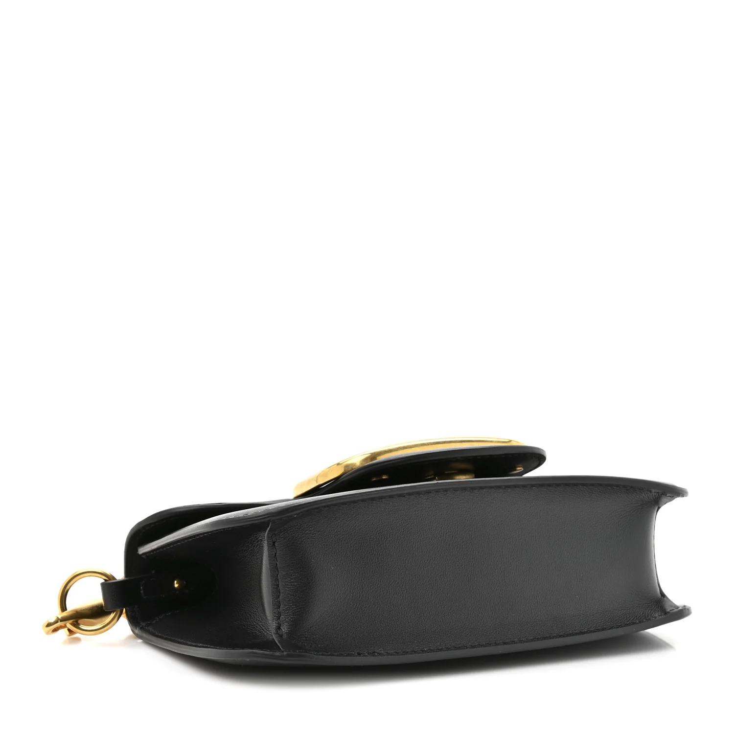 Calfskin Vlogo Small Loco Shoulder Bag Black - Image 4