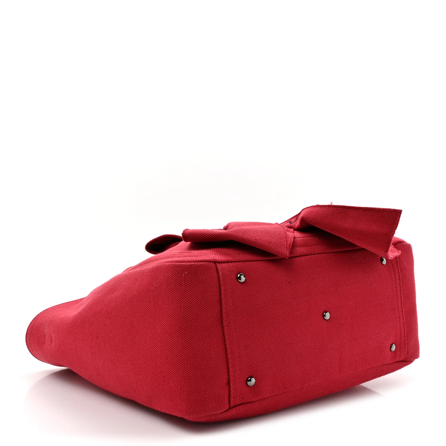 Canvas Atelier 02 Bow Edition Small Tote Bag Red - Image 5