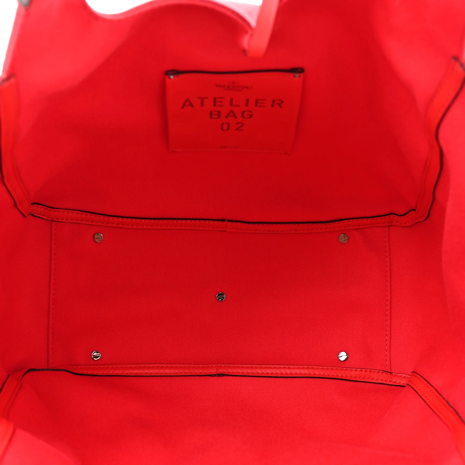 Canvas Atelier 02 Bow Edition Small Tote Bag Red - Image 6