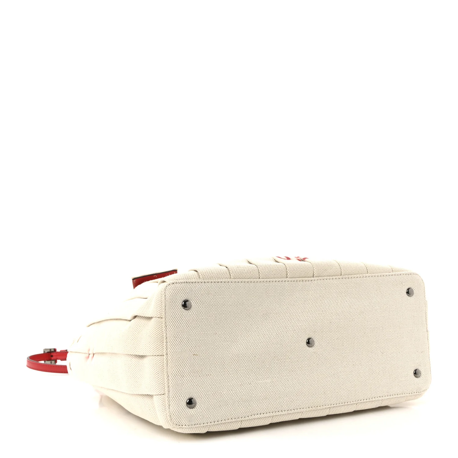 Canvas Atelier 05 Plisse Edition Small Tote Bag Naturale - Image 5