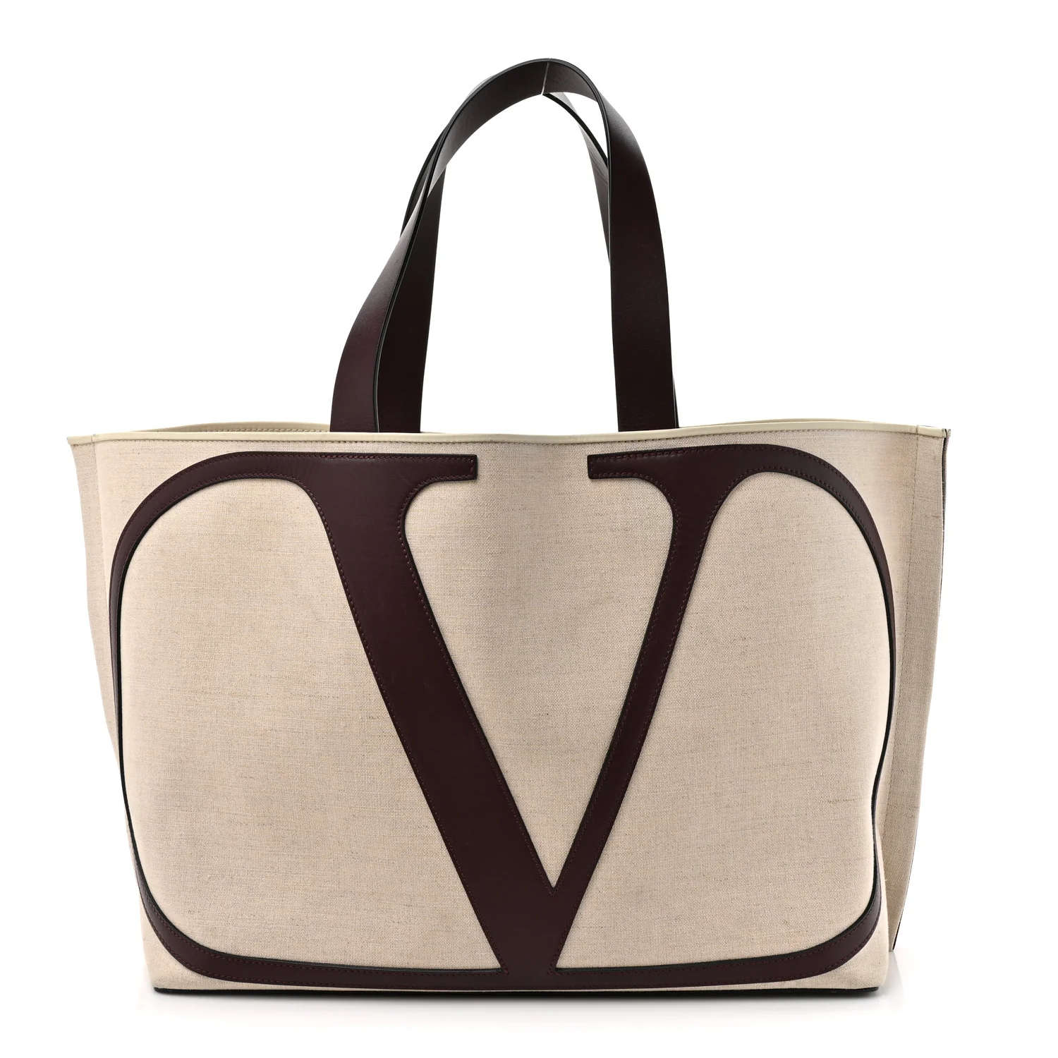 Canvas Large Escape Tote Natural Brown
