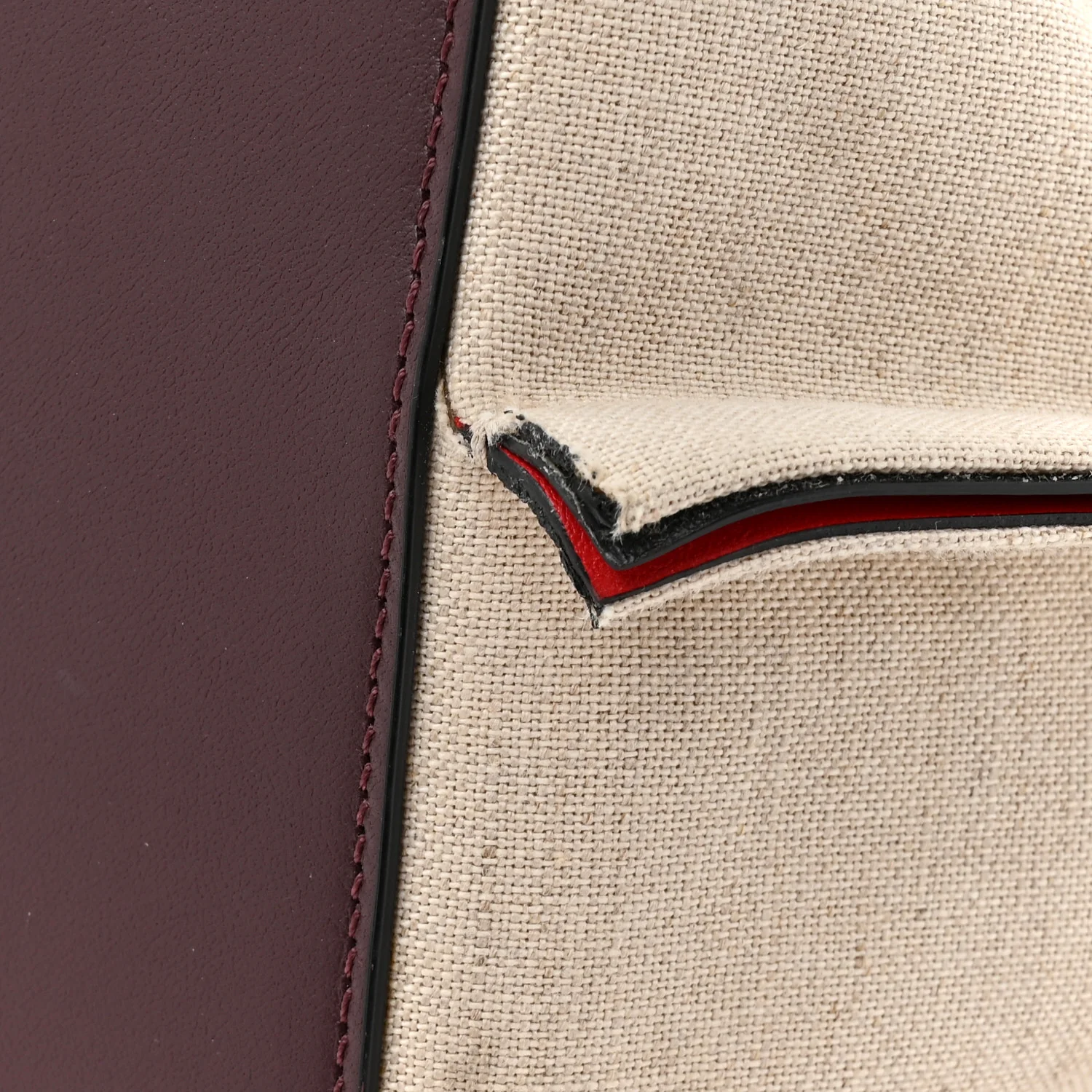 Canvas Large Escape Tote Natural Brown - Image 12