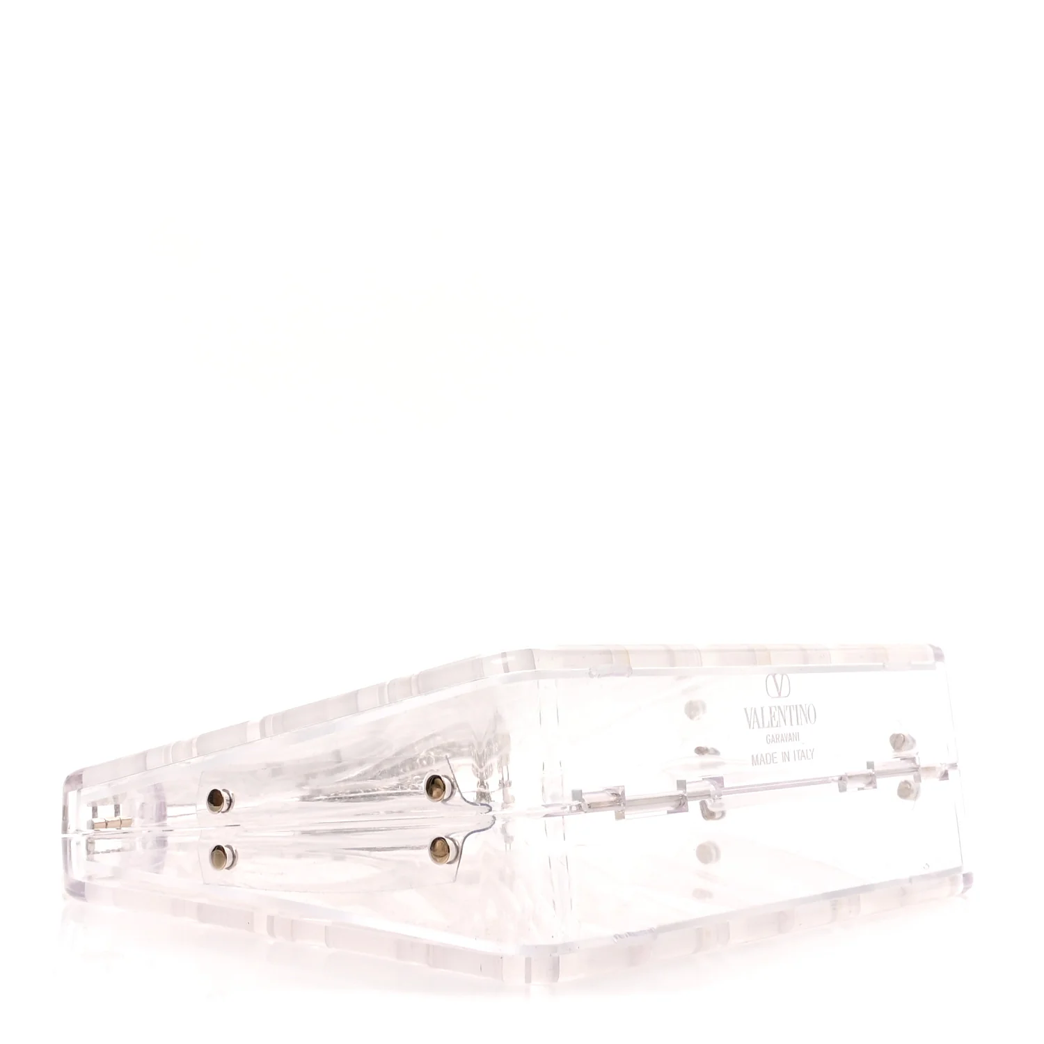 Clear Acrylic Mini Le Troisieme Shopping Bag Transparente - Image 4