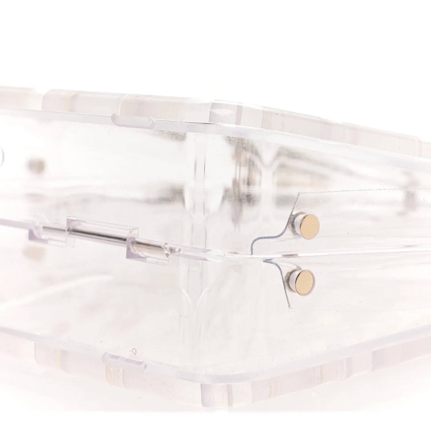 Clear Acrylic Mini Le Troisieme Shopping Bag Transparente - Image 9