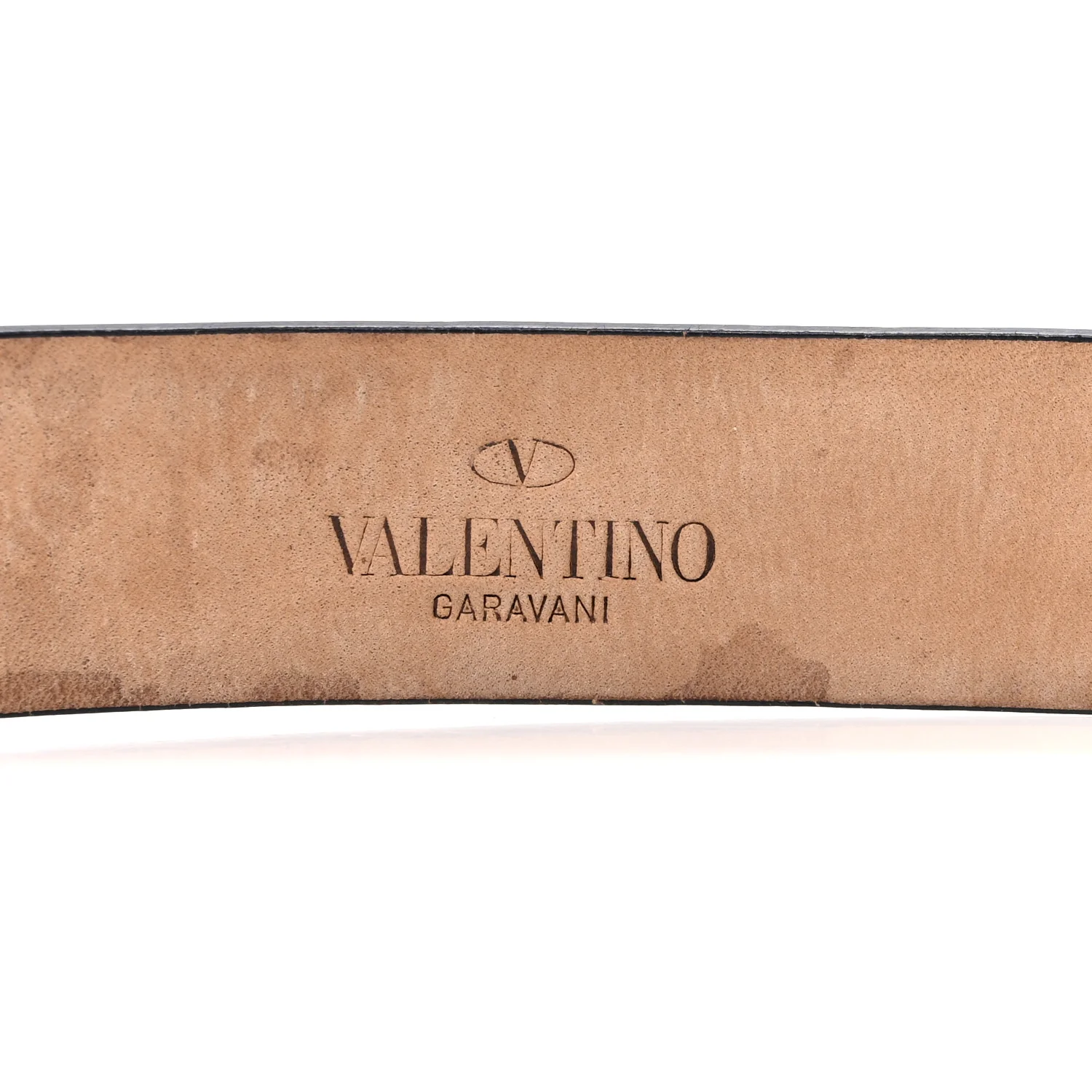 Glossy Calfskin VLogo Belt 80 32 Black - Image 5
