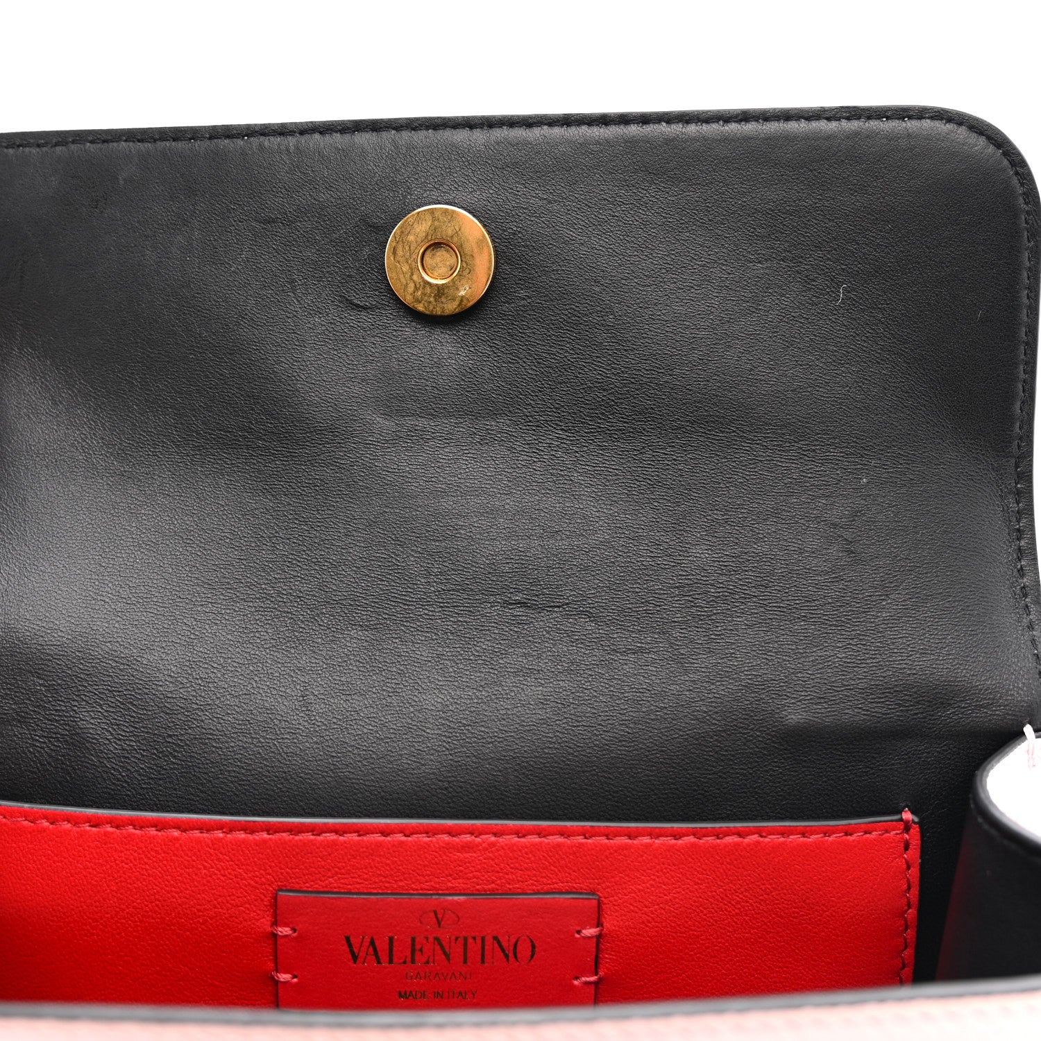 Grainy Calfskin VSling Belt Bag Rose Quartz - Image 10
