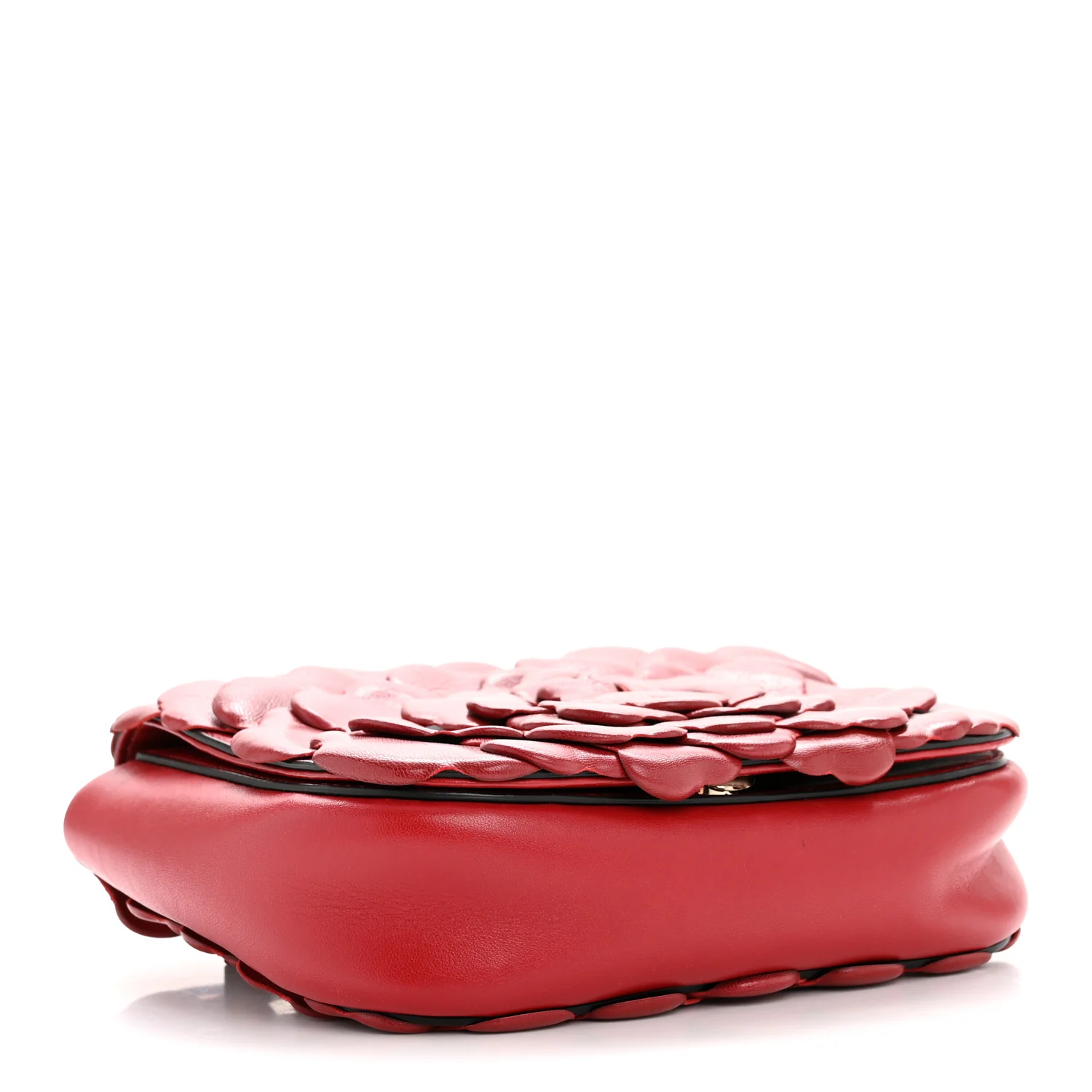 Nappa Atelier 03 Rose Edition Small Flap Crossbody Bag Cerise - Image 4