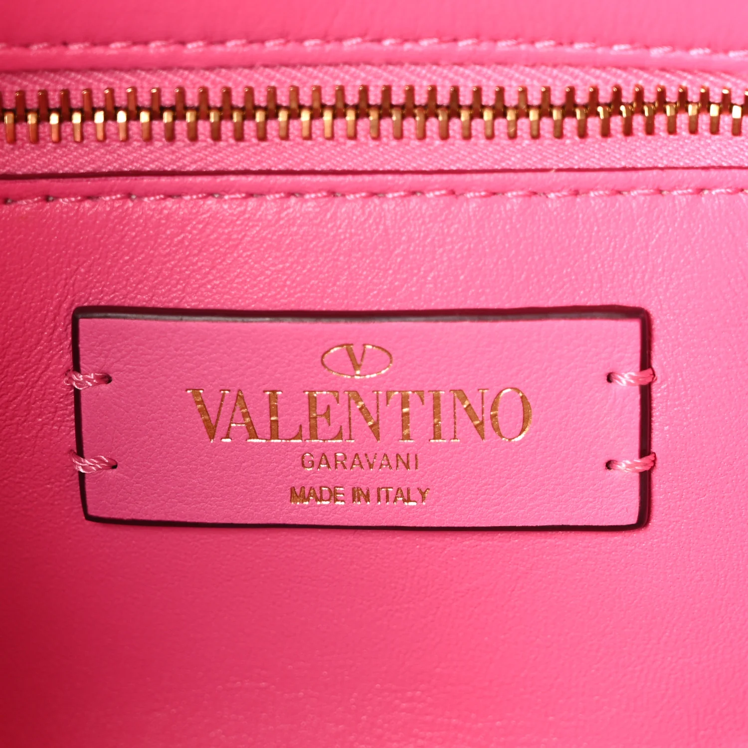 Nappa Large Roman Stud Shoulder Bag Feminine Pink - Image 6