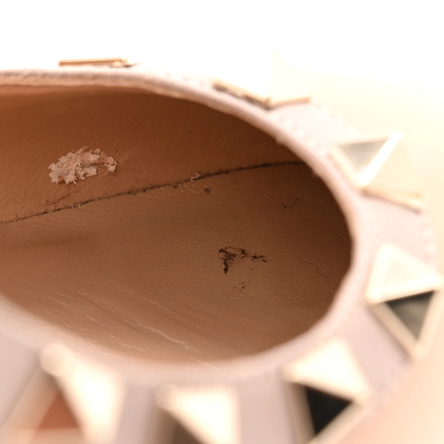 Nappa Rockstud 100mm Pumps 35 Poudre - Image 10