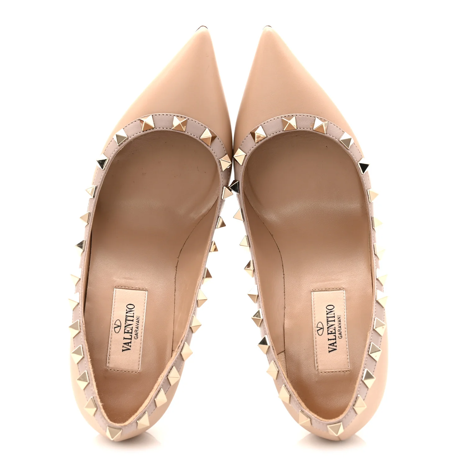 Nappa Rockstud 100mm Pumps 35 Poudre - Image 2