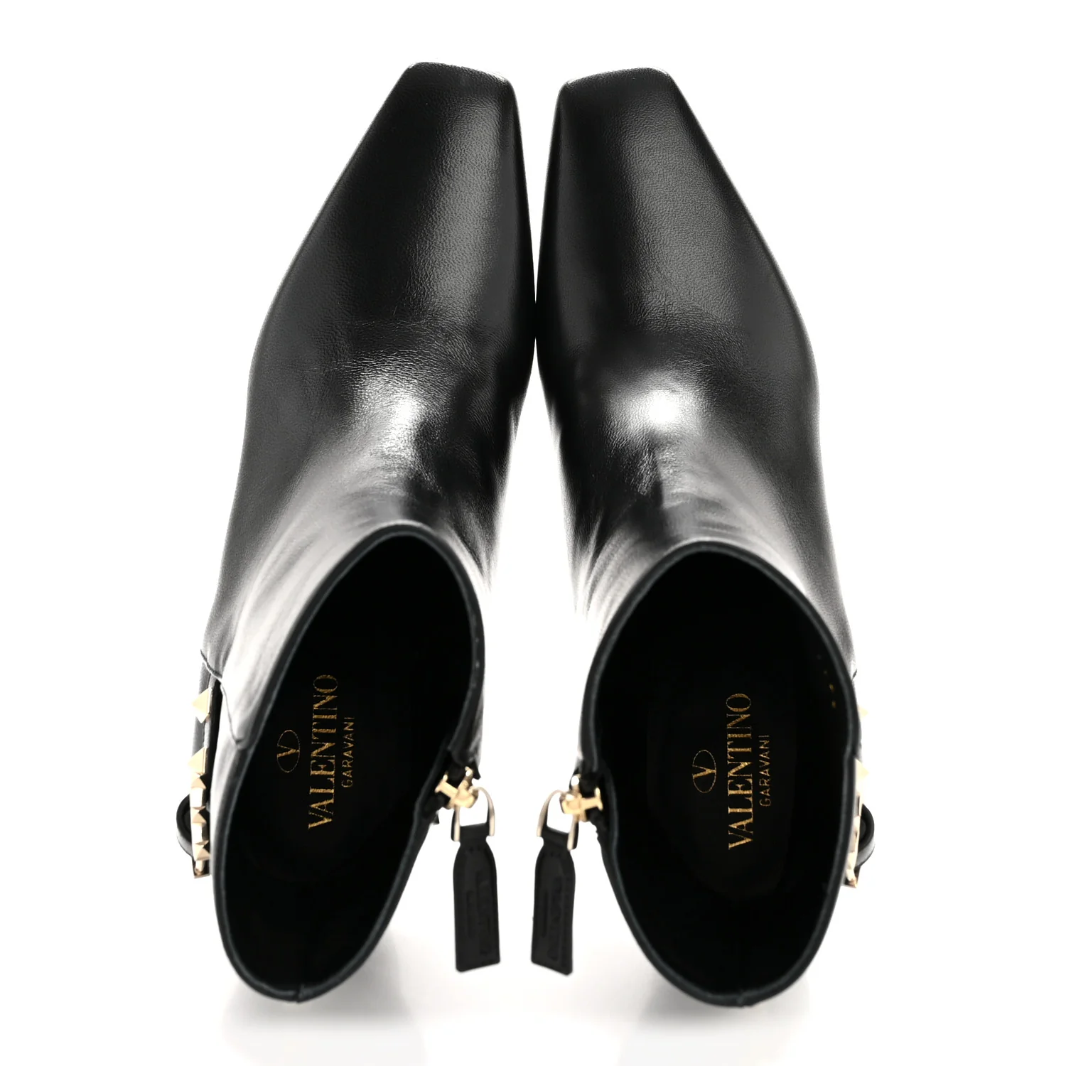 Nappa Rockstud 40mm Ankle Boots 37 Black - Image 2