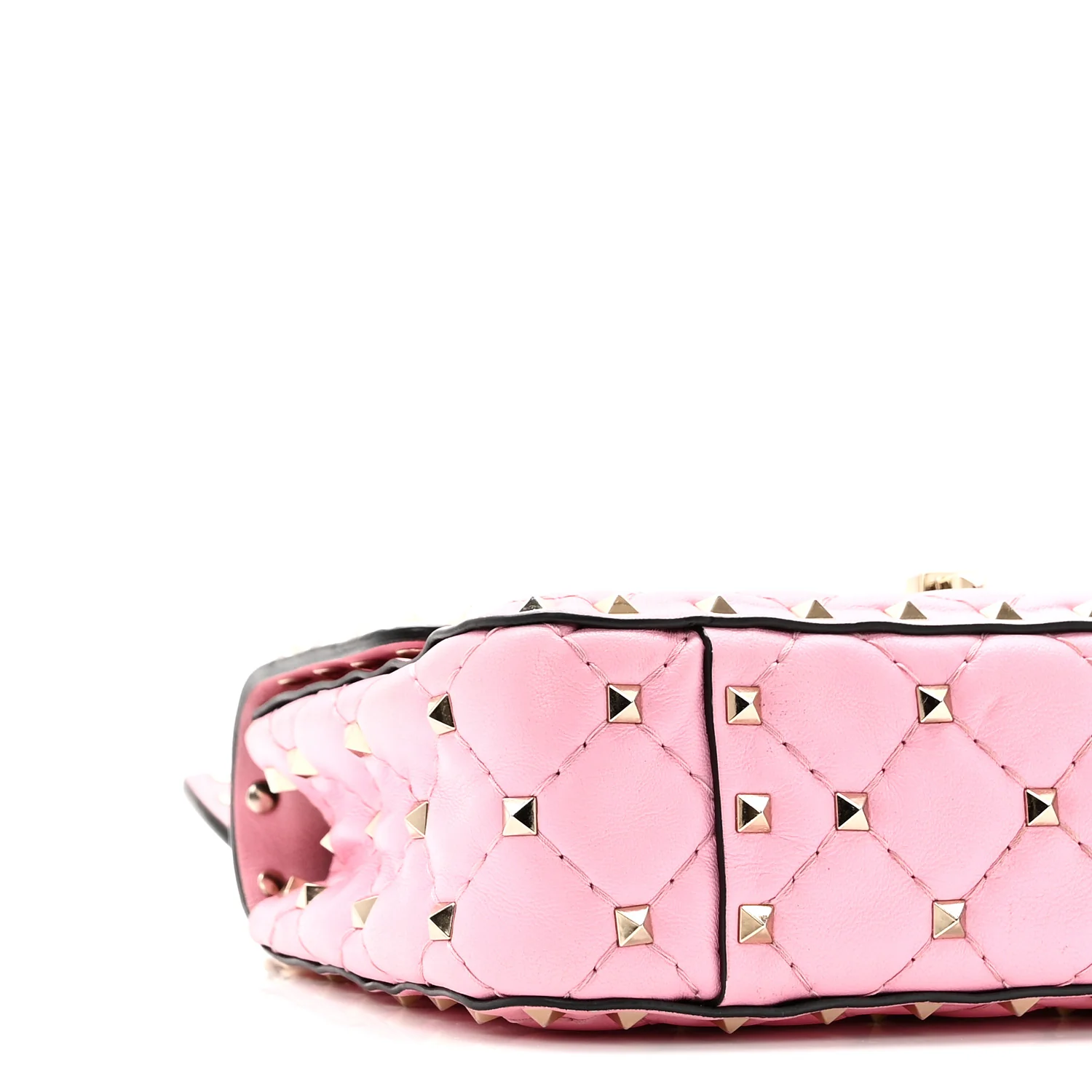 Nappa Small Rockstud Spike Shoulder Bag Giacinto - Image 8