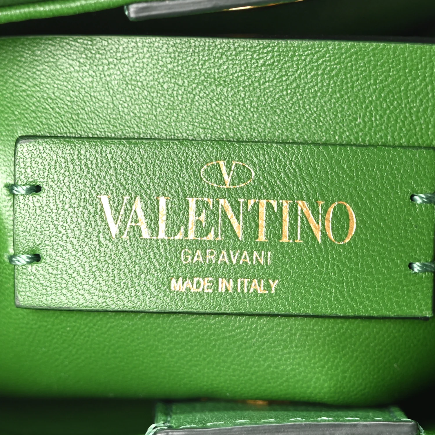 Nappa Small Roman Stud The Handle Bag Gea Green - Image 6