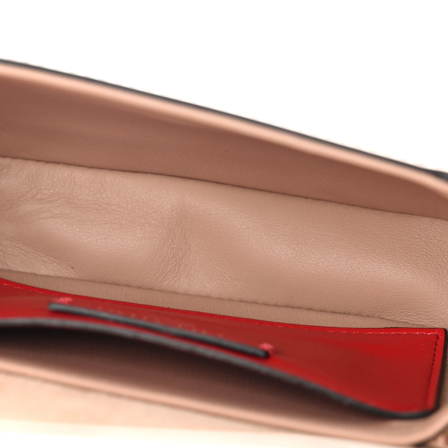 Patent Small Supervee Crossbody Bag Rose Cannelle - Image 5