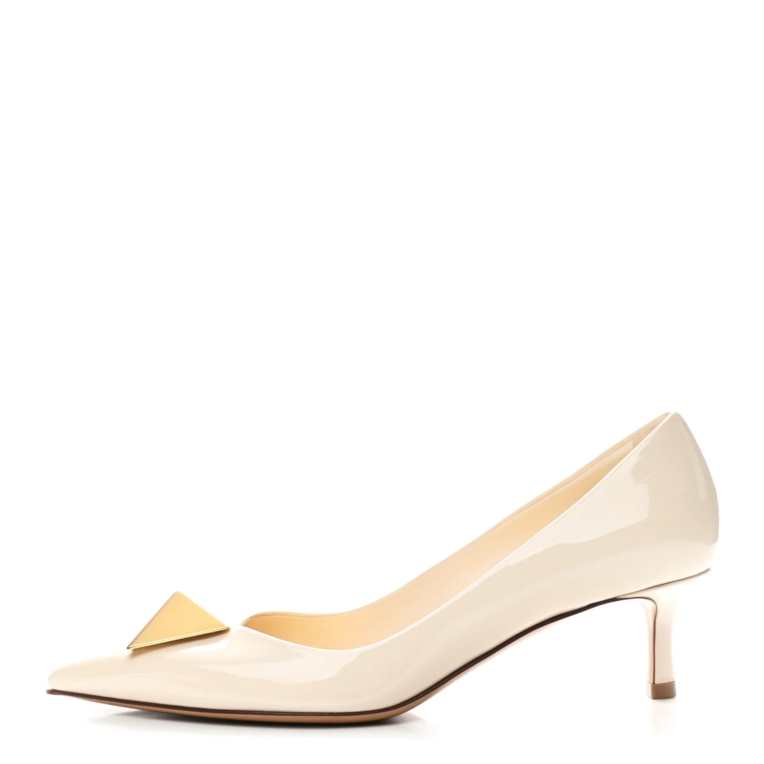 Patent Tonal One Stud Pumps 37 Ivory