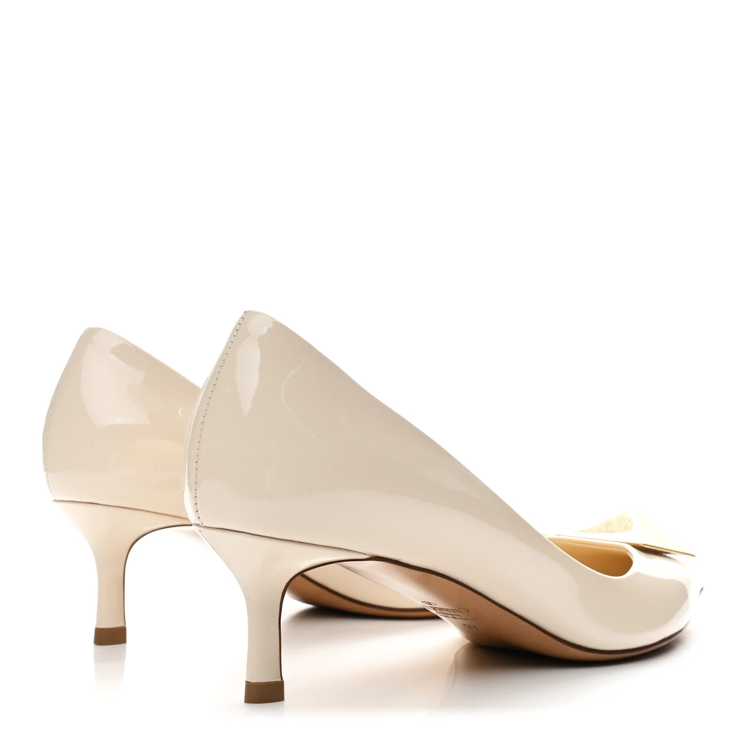 Patent Tonal One Stud Pumps 37 Ivory - Image 5