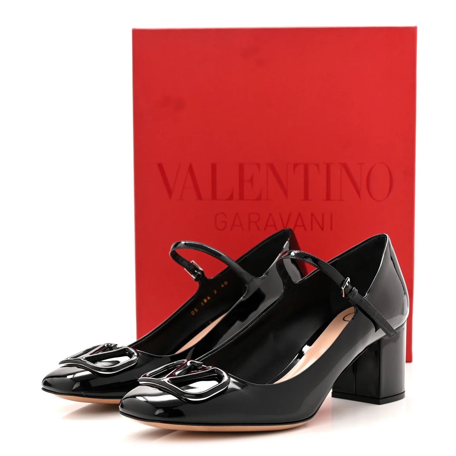 Patent Vlogo Mary Jane 55mm Pumps 40 Black - Image 11