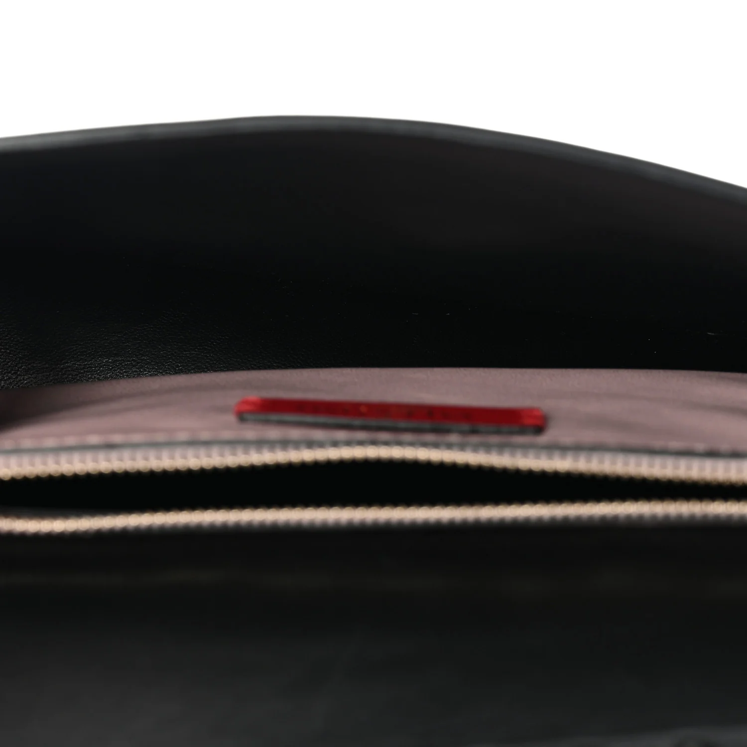 Pebble Calfskin Rockstud Side Slip Wristlet Clutch Water Rose - Image 4