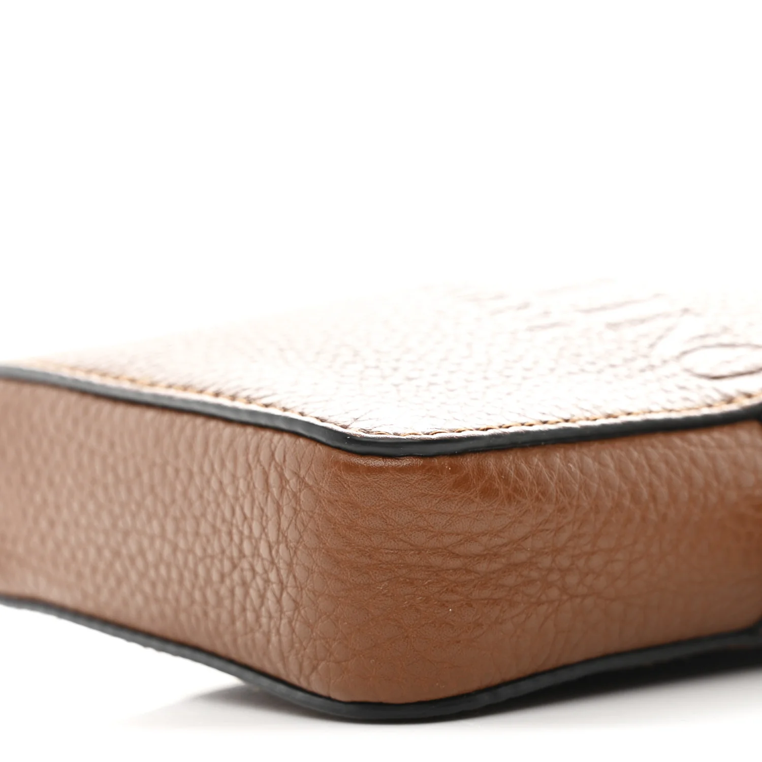 Pebbled Calfskin Logo Small Crossbody Bag Selleria - Image 9