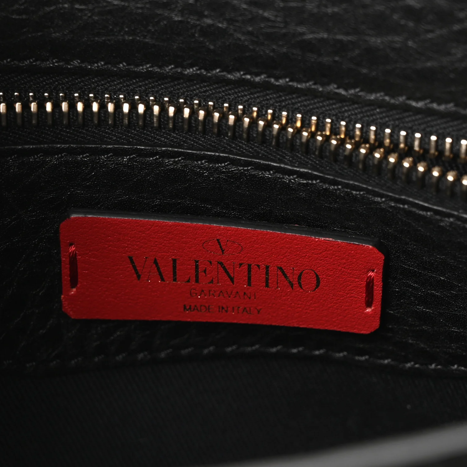 Pebbled Calfskin Messenger Bag Black - Image 6