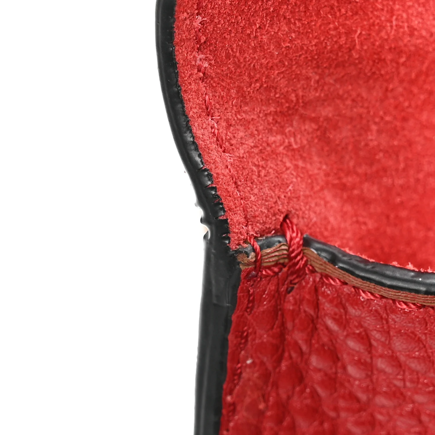 Pebbled Calfskin Monochrome Medium Glam Lock Rockstud Flap Rosso Valentino - Image 11