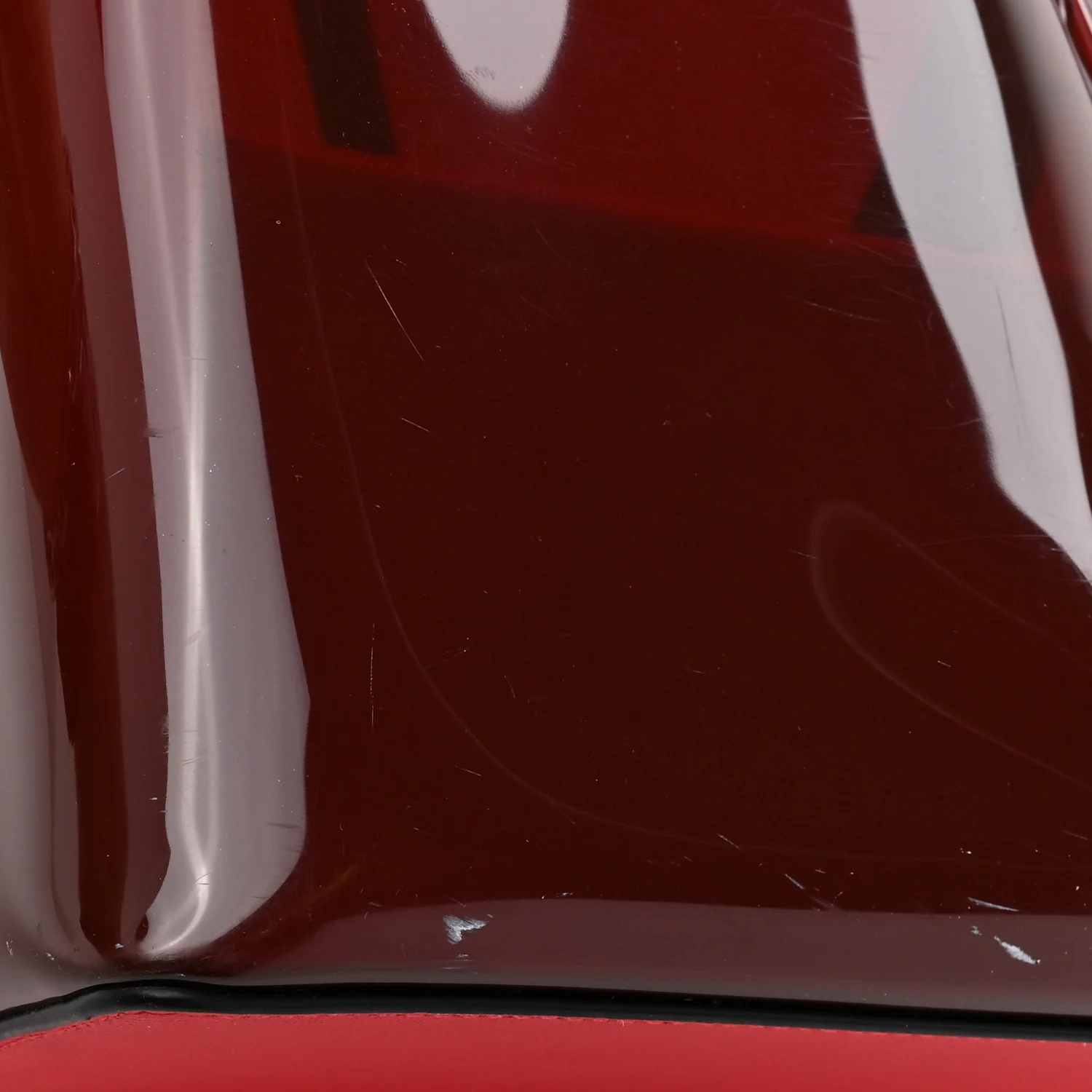 PVC Vlogo Small Escape Tote Red - Image 15