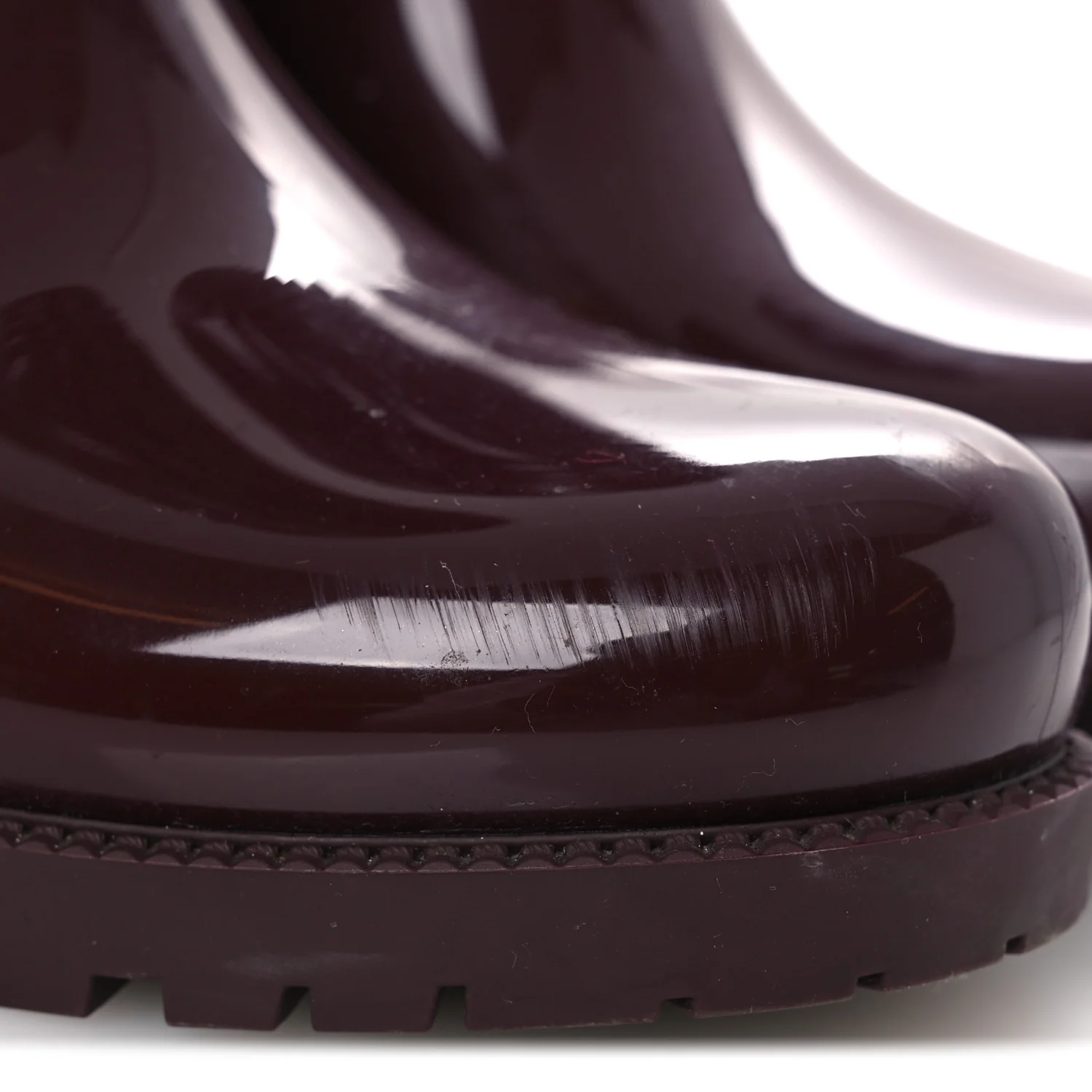 Rubber Rockstud Short Rainboots 40 Rubin - Image 10