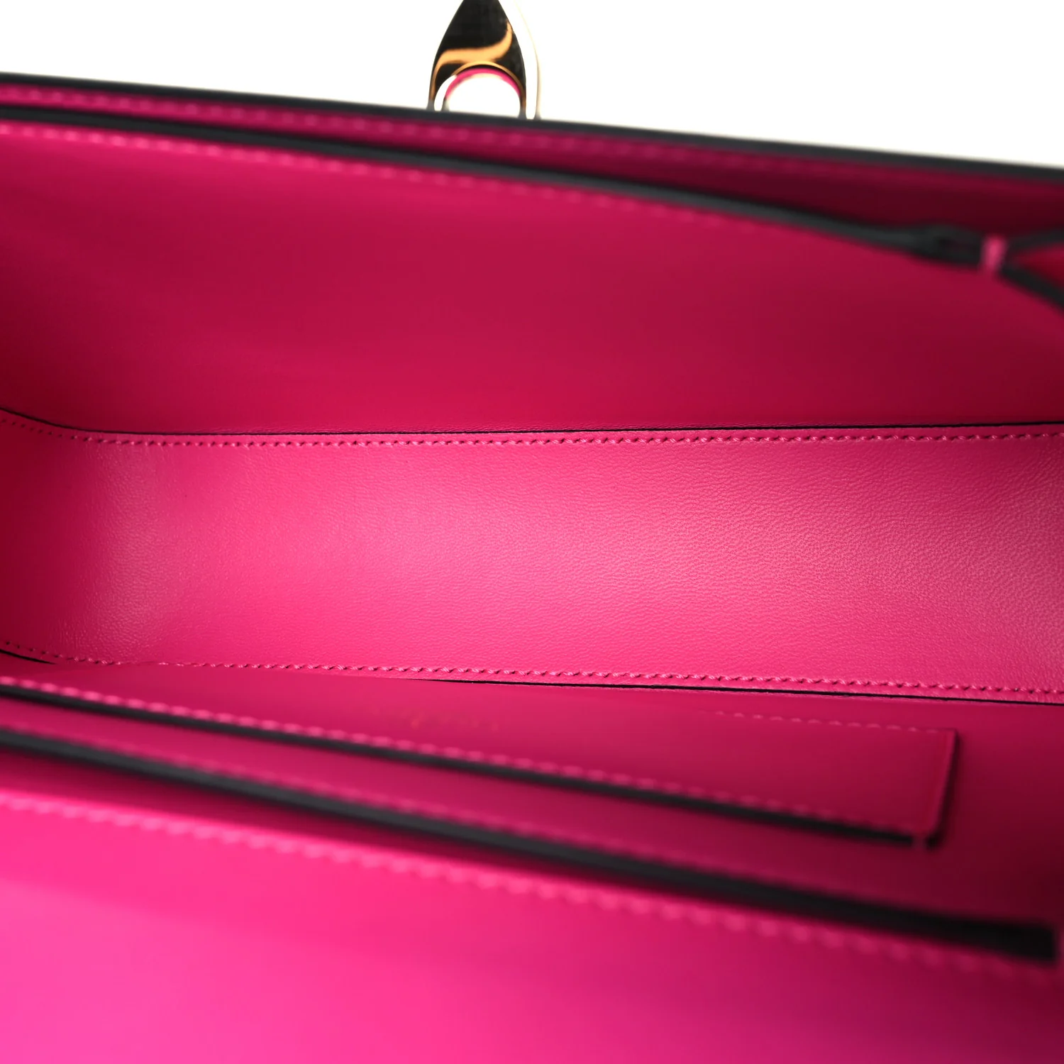 Smooth Calfskin Enamel Tonal Rockstud23 Shoulder Bag Pink PP - Image 5