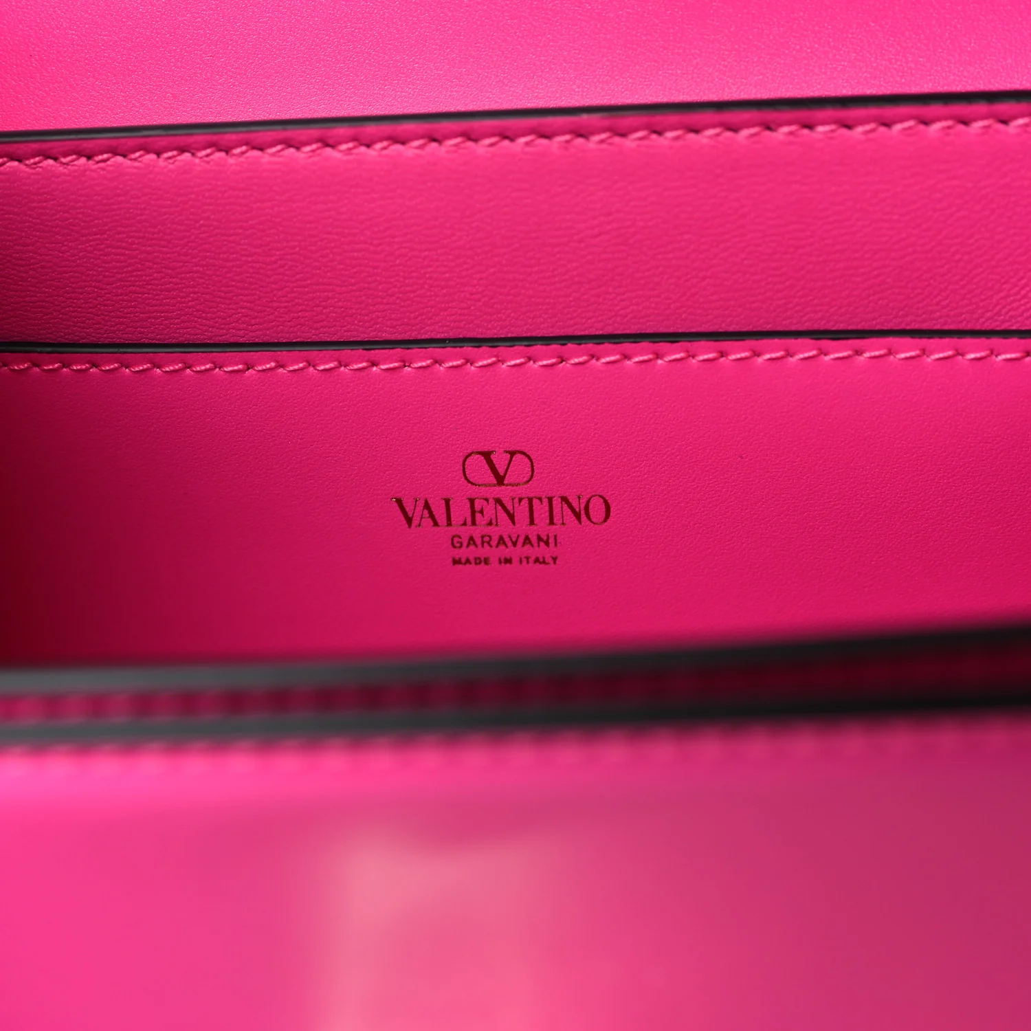 Smooth Calfskin Enamel Tonal Rockstud23 Shoulder Bag Pink PP - Image 6
