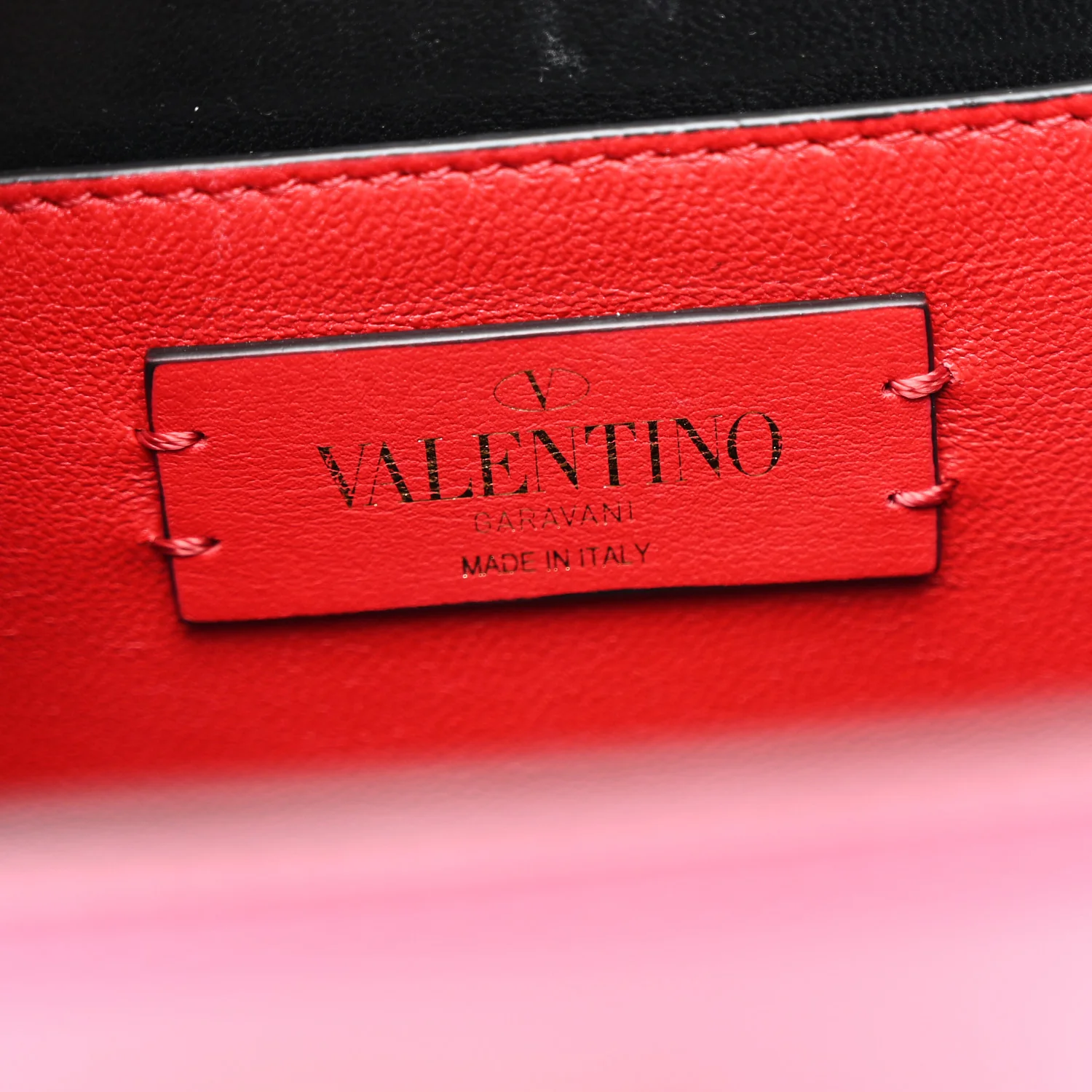 Smooth Calfskin Small VSling Shoulder Bag Pink - Image 10