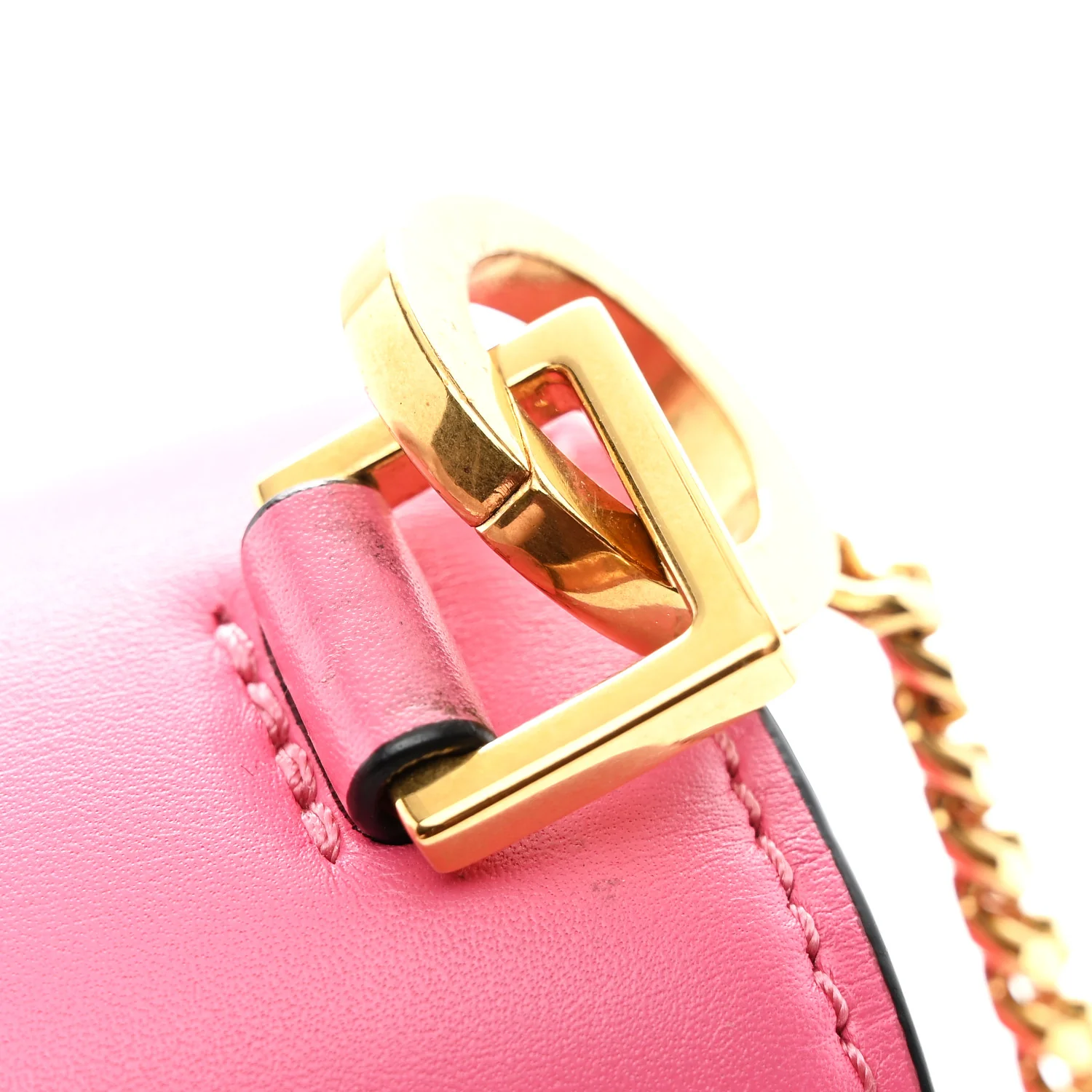 Smooth Calfskin Small VSling Shoulder Bag Pink - Image 20