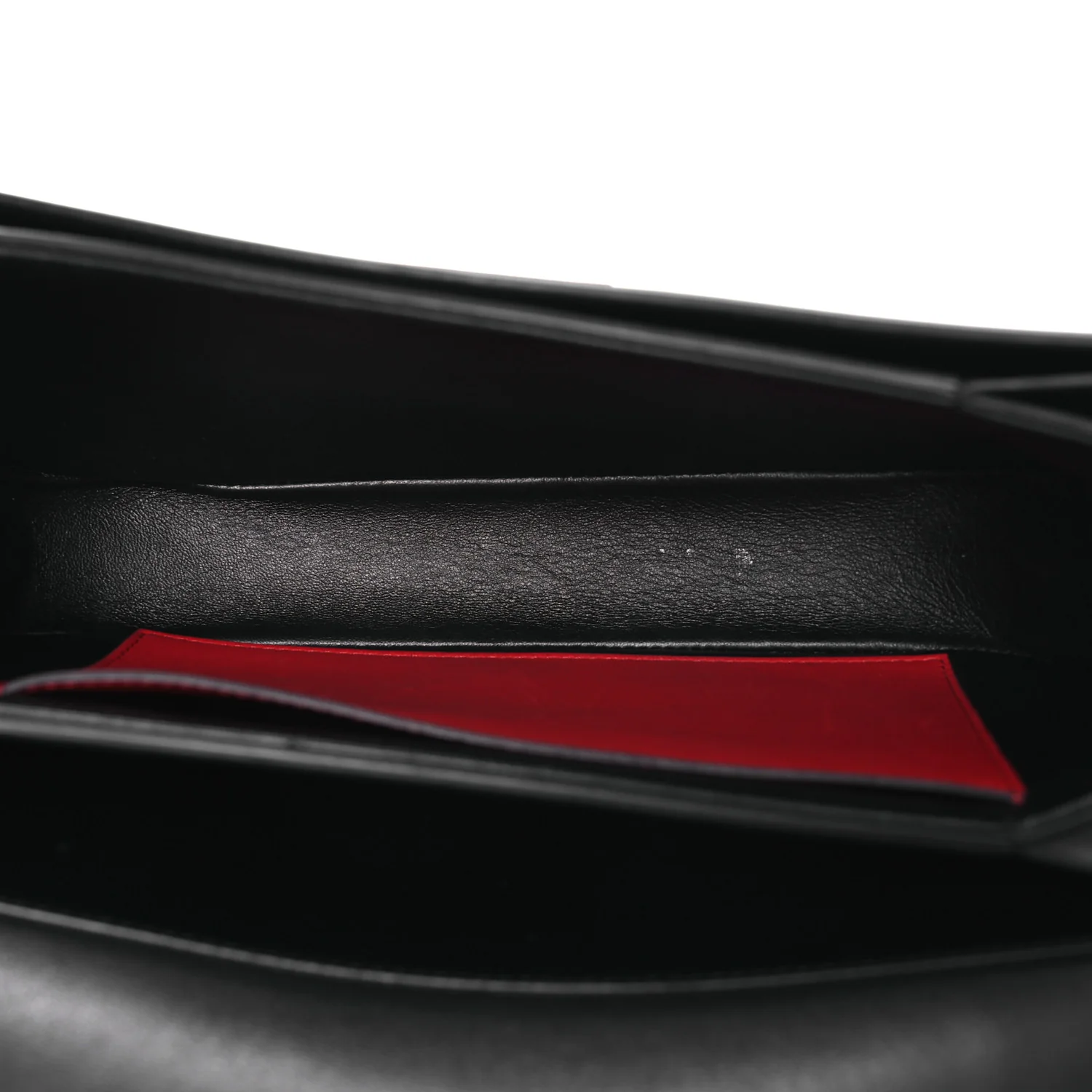 Smooth Calfskin Supervee Shoulder Bag Black - Image 5