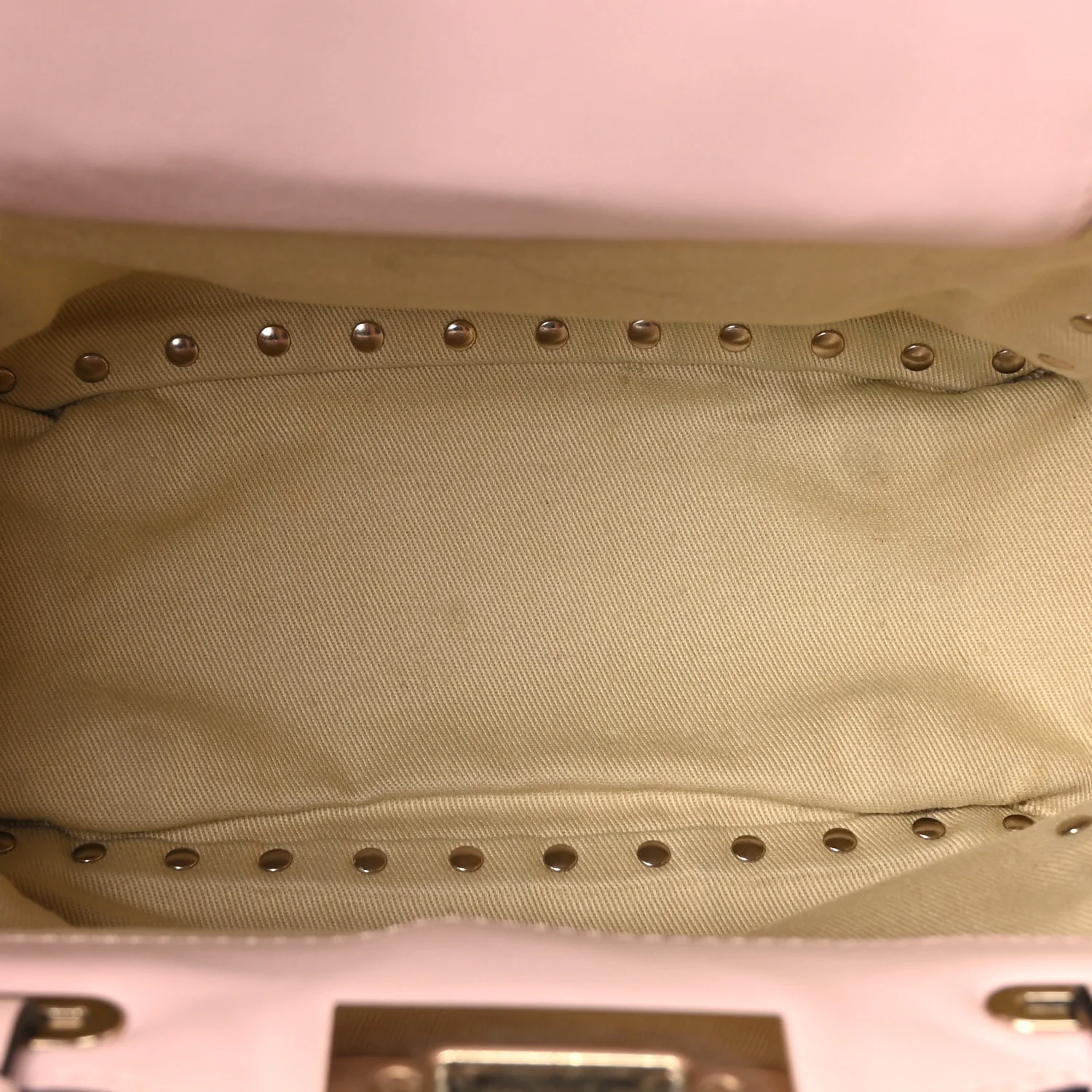 Vitello Mini Rockstud Tote Water Rose - Image 5