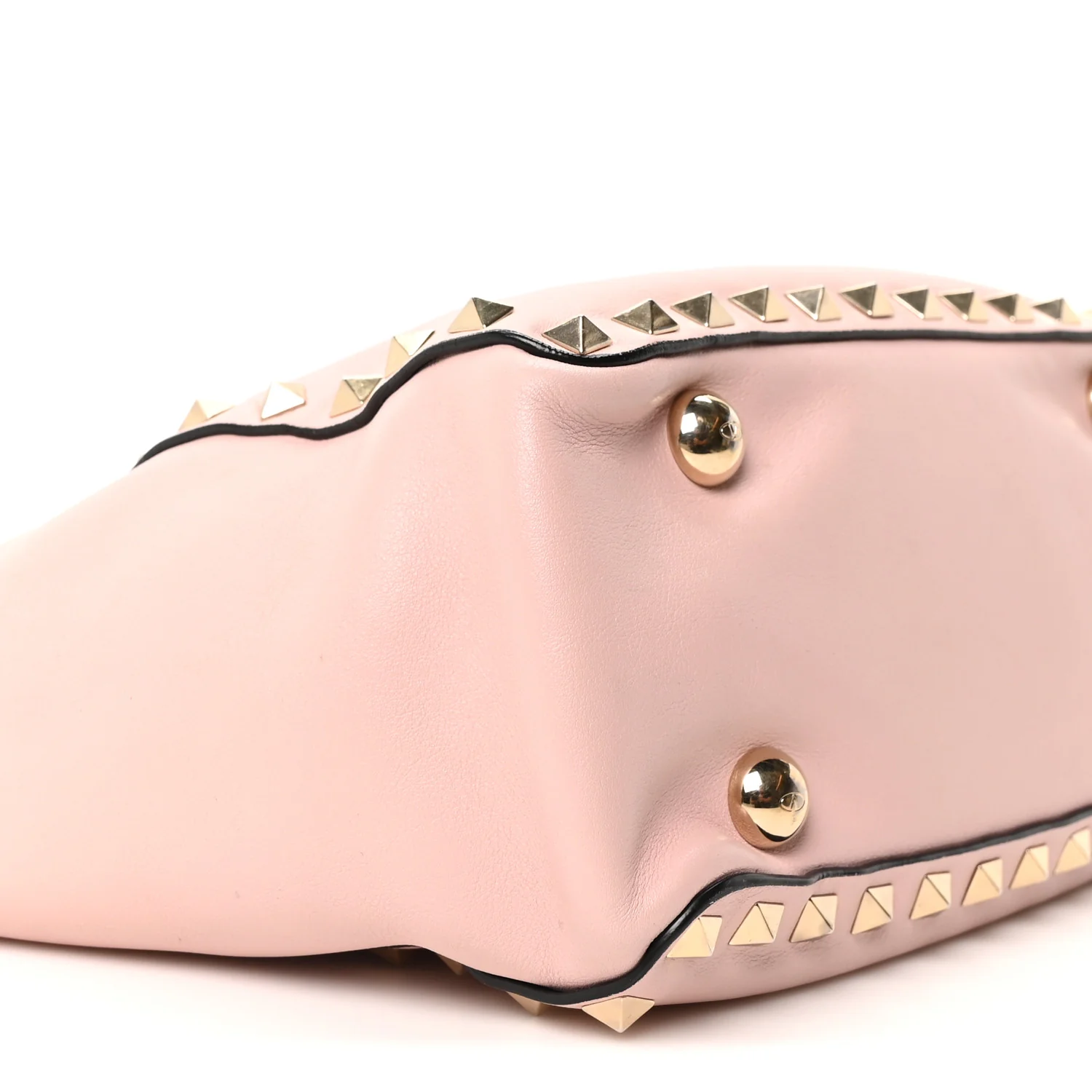 Vitello Mini Rockstud Tote Water Rose - Image 8