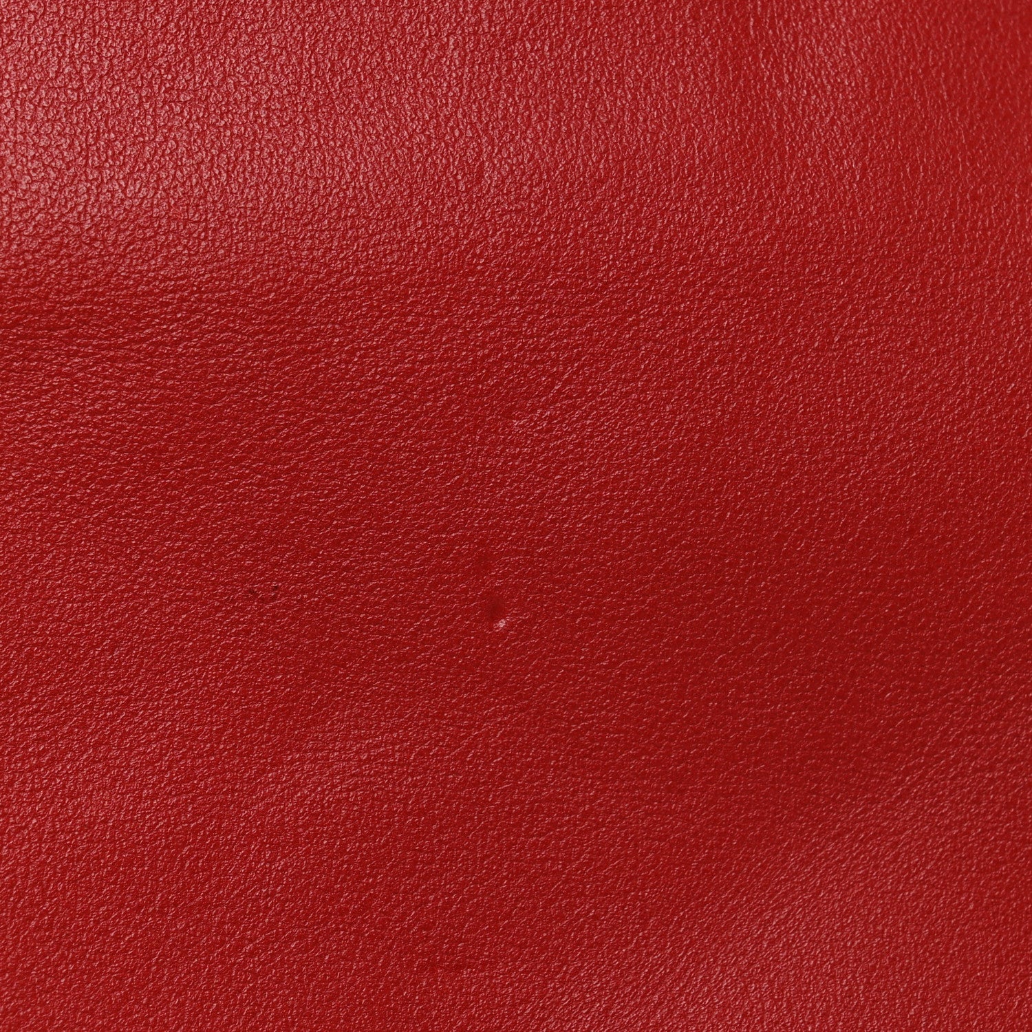 Vitello Monochrome Large Rockstud Zip Pouch Red - Image 7