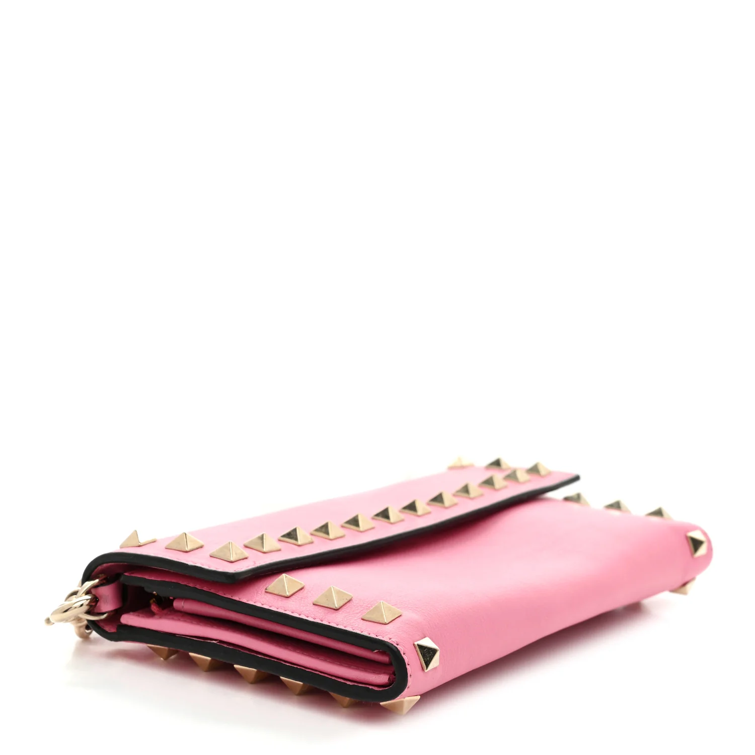Vitello Rockstud Wristlet Travel Wallet Ninphea - Image 4