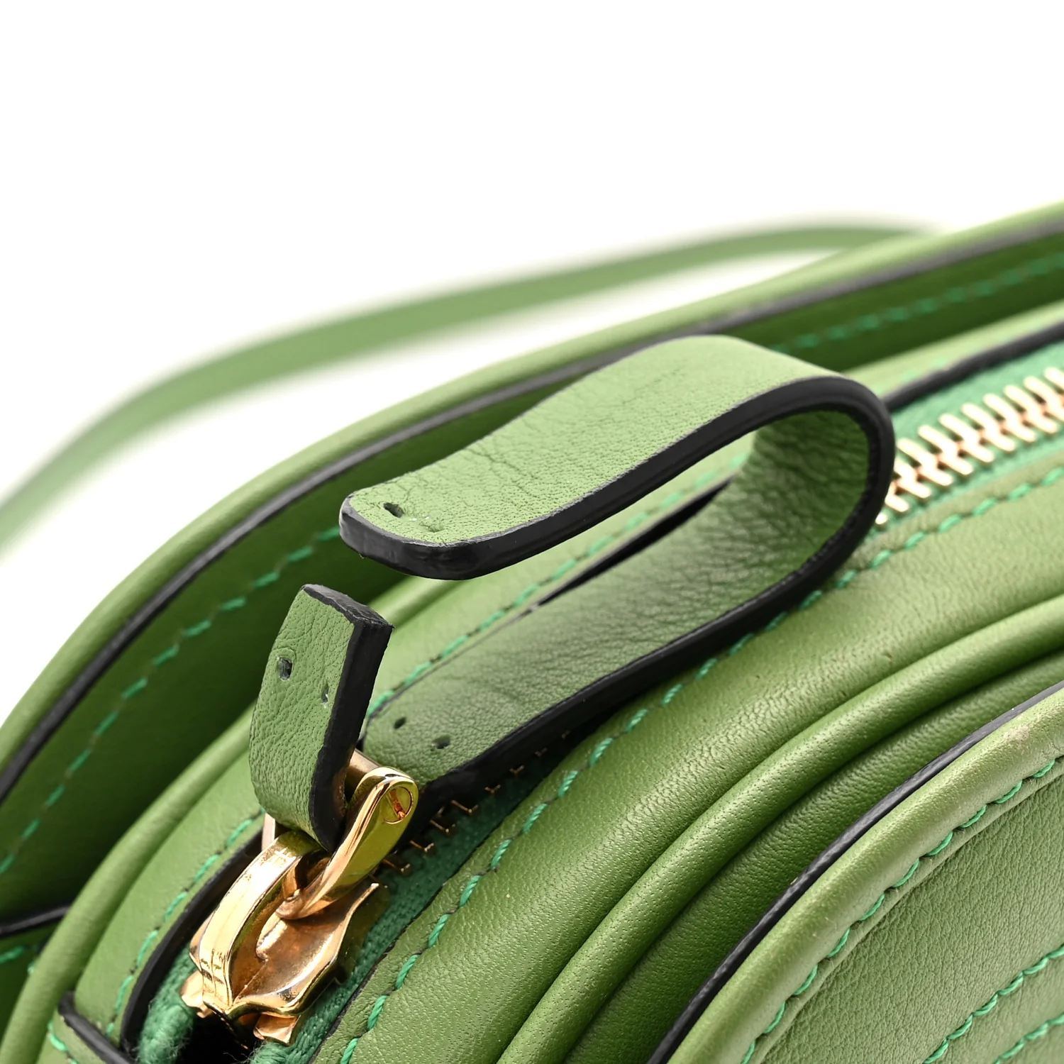 Vitello Small Logo Go Crossbody Bag Clover - Image 13