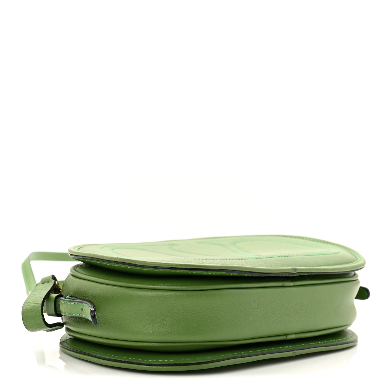 Vitello Small Logo Go Crossbody Bag Clover - Image 4