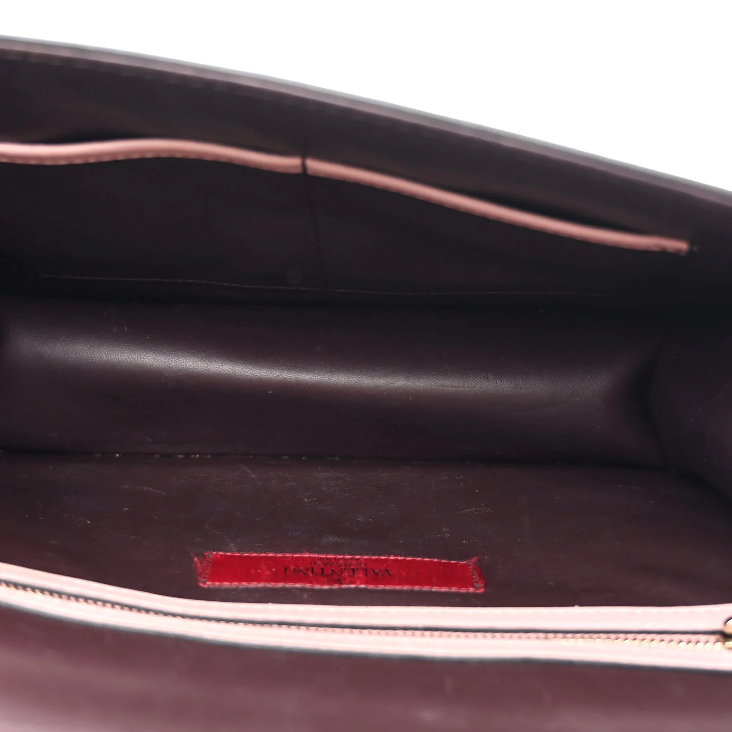Vitello Tri-Color Medium Glam Lock Rockstud Flap Rubin Water Rose Marine - Image 5