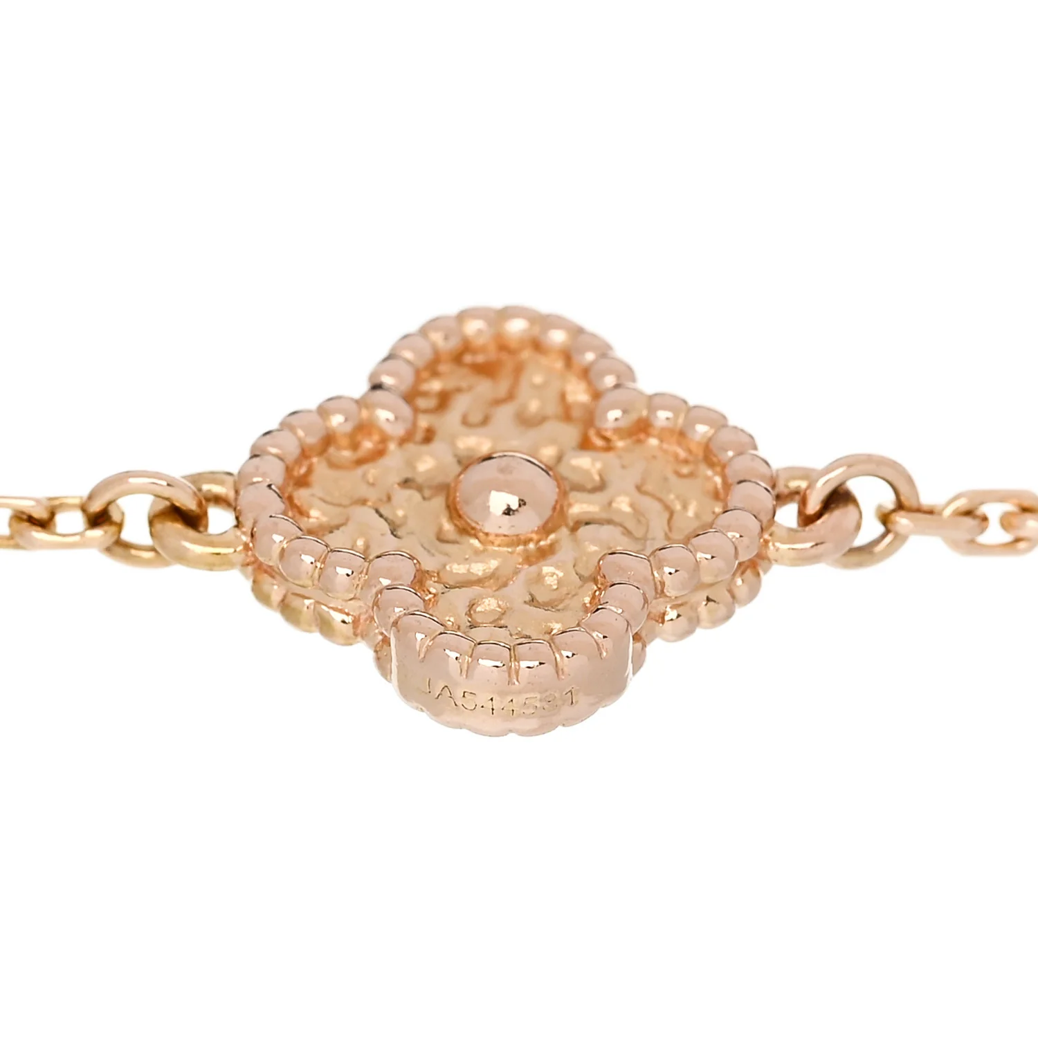 18K Rose Gold 6 Motifs Sweet Alhambra Bracelet - Image 3