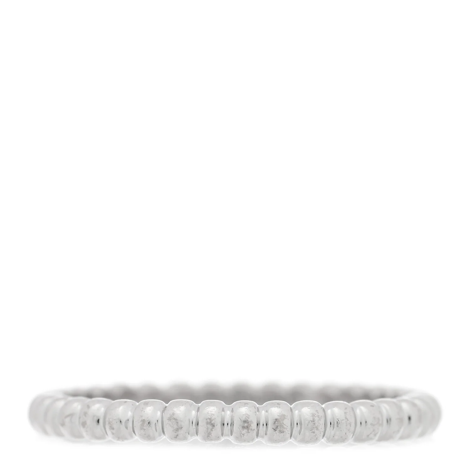 18K White Gold Small Perlee Ring 53 6.5