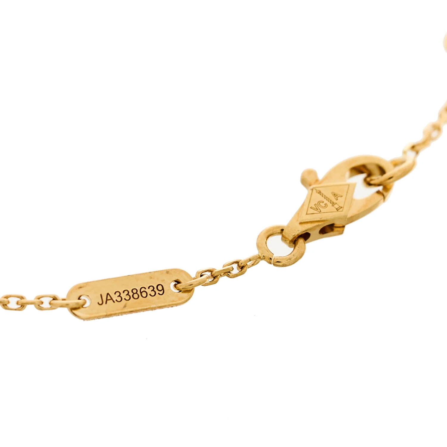 18K Yellow Gold Diamond Mini Frivole Bracelet - Image 3